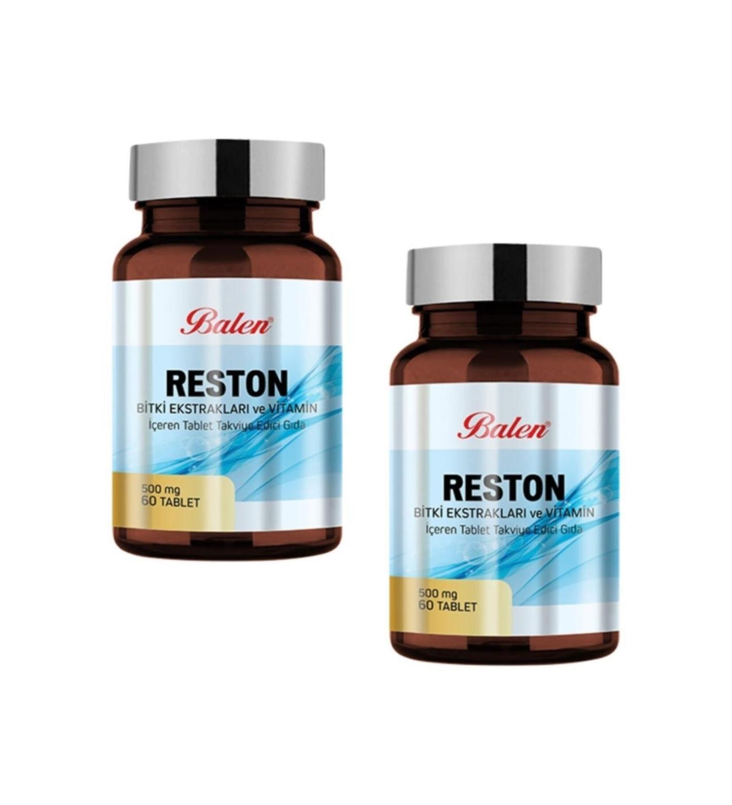 Balen Reston Plant Extract and Vitamin Tablet 500 mg 60 2 Pieces