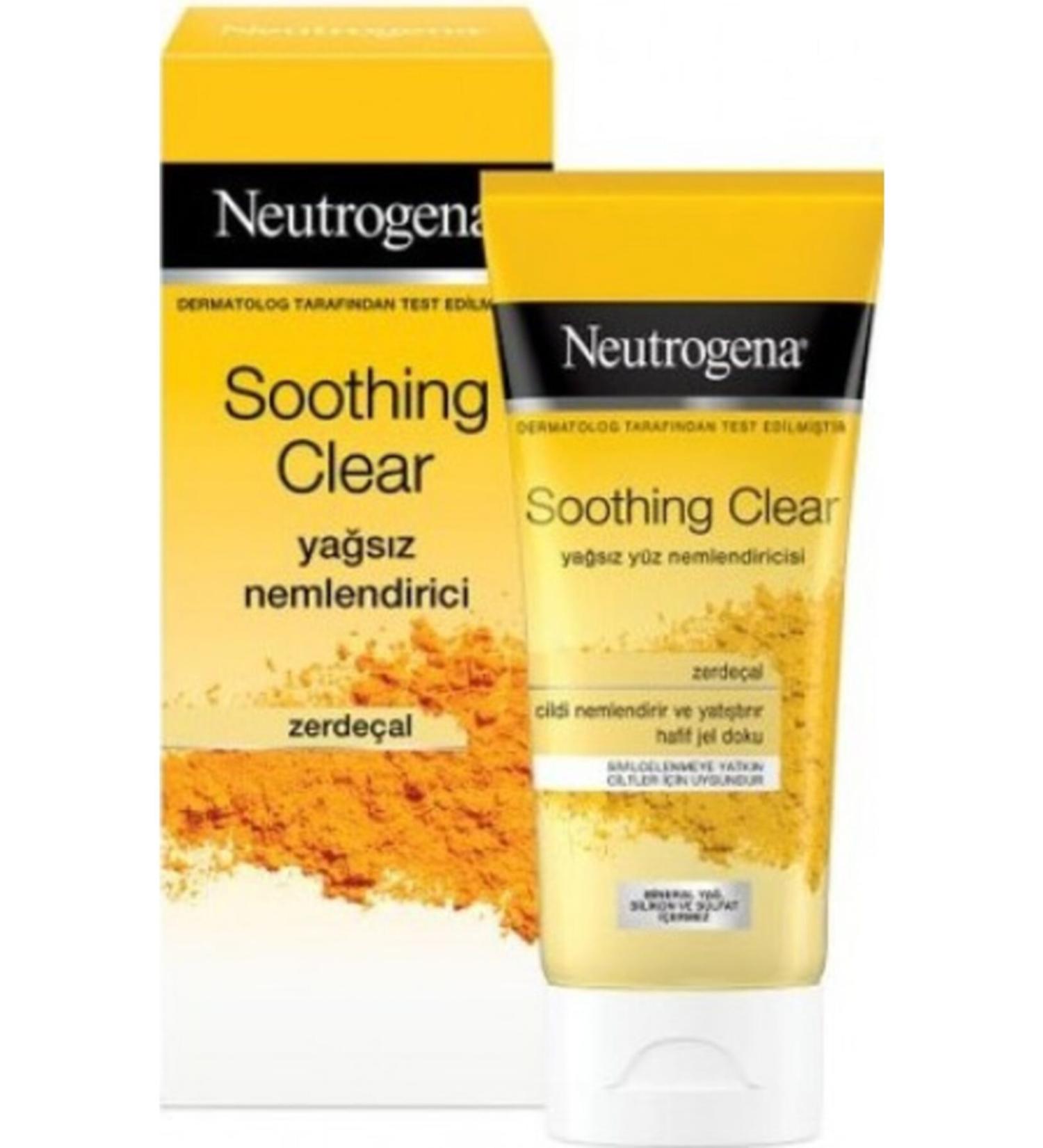 Neutrogena Soothing Clear Oil-Free Facial Moisturizer (Turmeric) 75 Ml