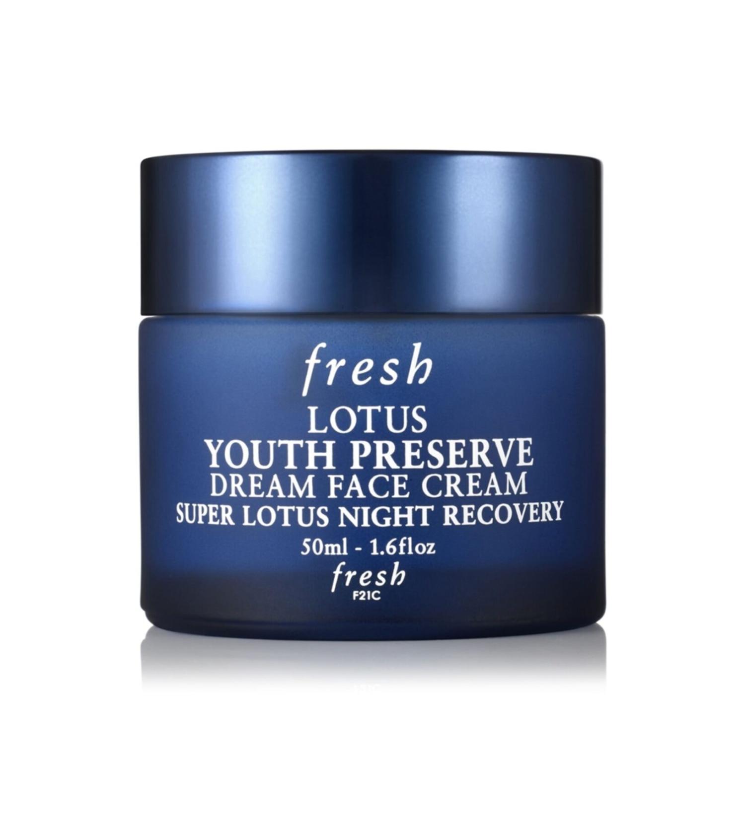 Fresh Prevnext Lotus Dream Cream - Lotus Flower Extract Anti-Aging Moisturizing Night Cream 50 Ml