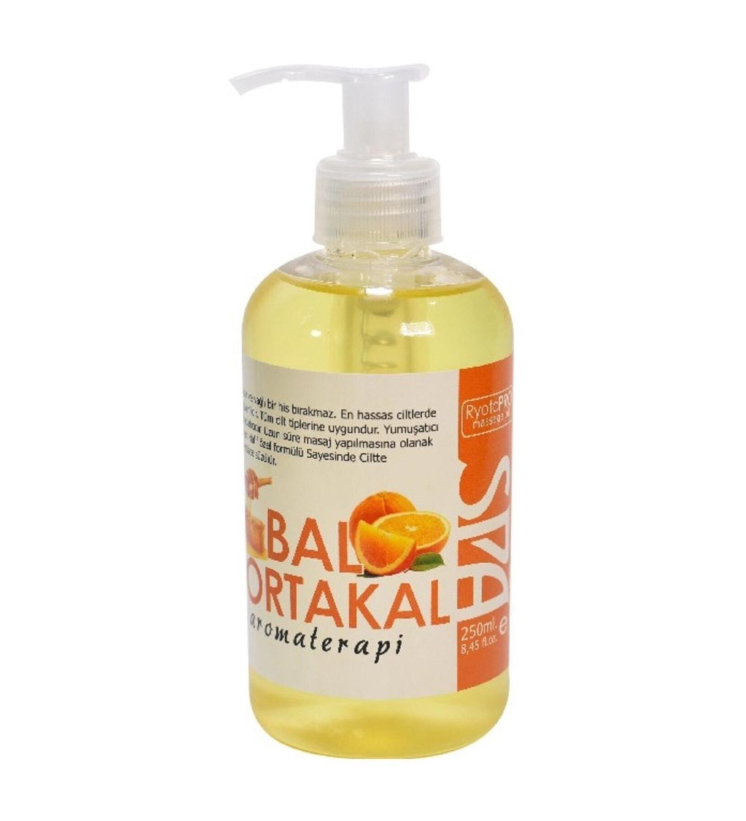 RyotoPRO Honey - Orange Aromatherapy Massage Oil 250 ml