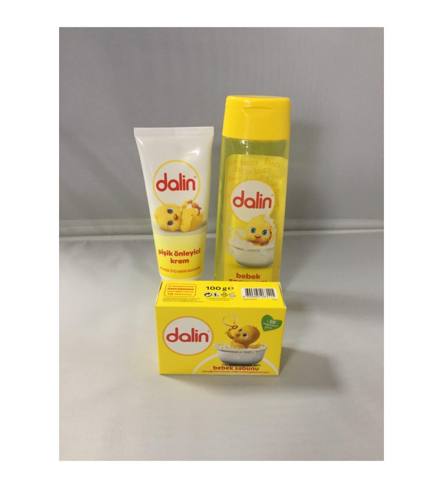 Dalin Shampoo 200 ml + Diaper Rash Cream 100 ml + Soap 100 g