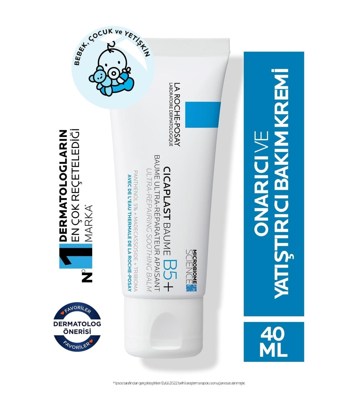 La Roche Posay Combination and Oily Skin Repairing Cicaplast Baume B5 Care Cream 40 / Ml. - Buy Online on GoSupps.com