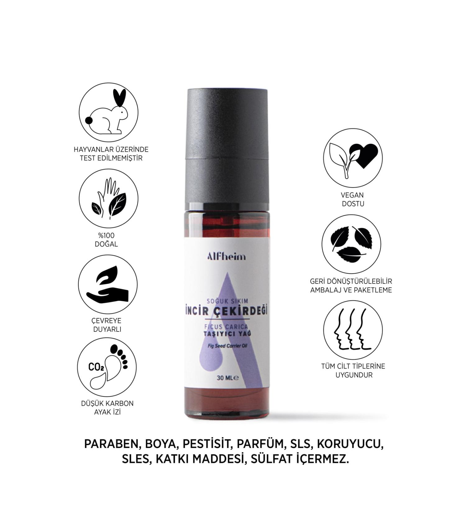 Alfheim Fig Seed Carrier Fixed Oil/ Fig Seed Oil/ Aromatherapy/ Carrier Oil/ 30 Ml - Buy Online on GoSupps.com