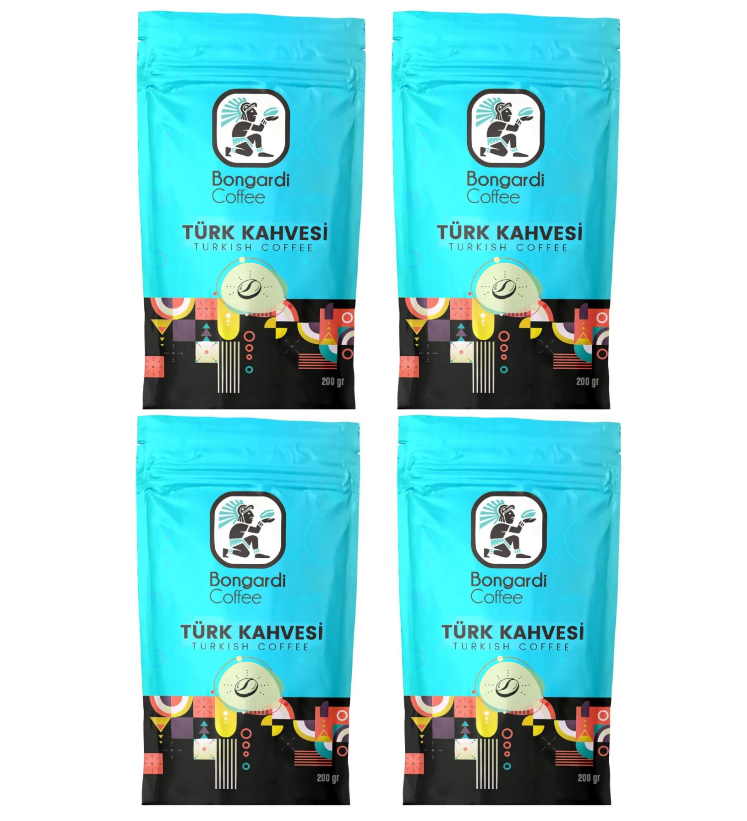 Bongardi Coffee 1000 gr Foamy Turkish Coffee Medium Roasted Soft Drink