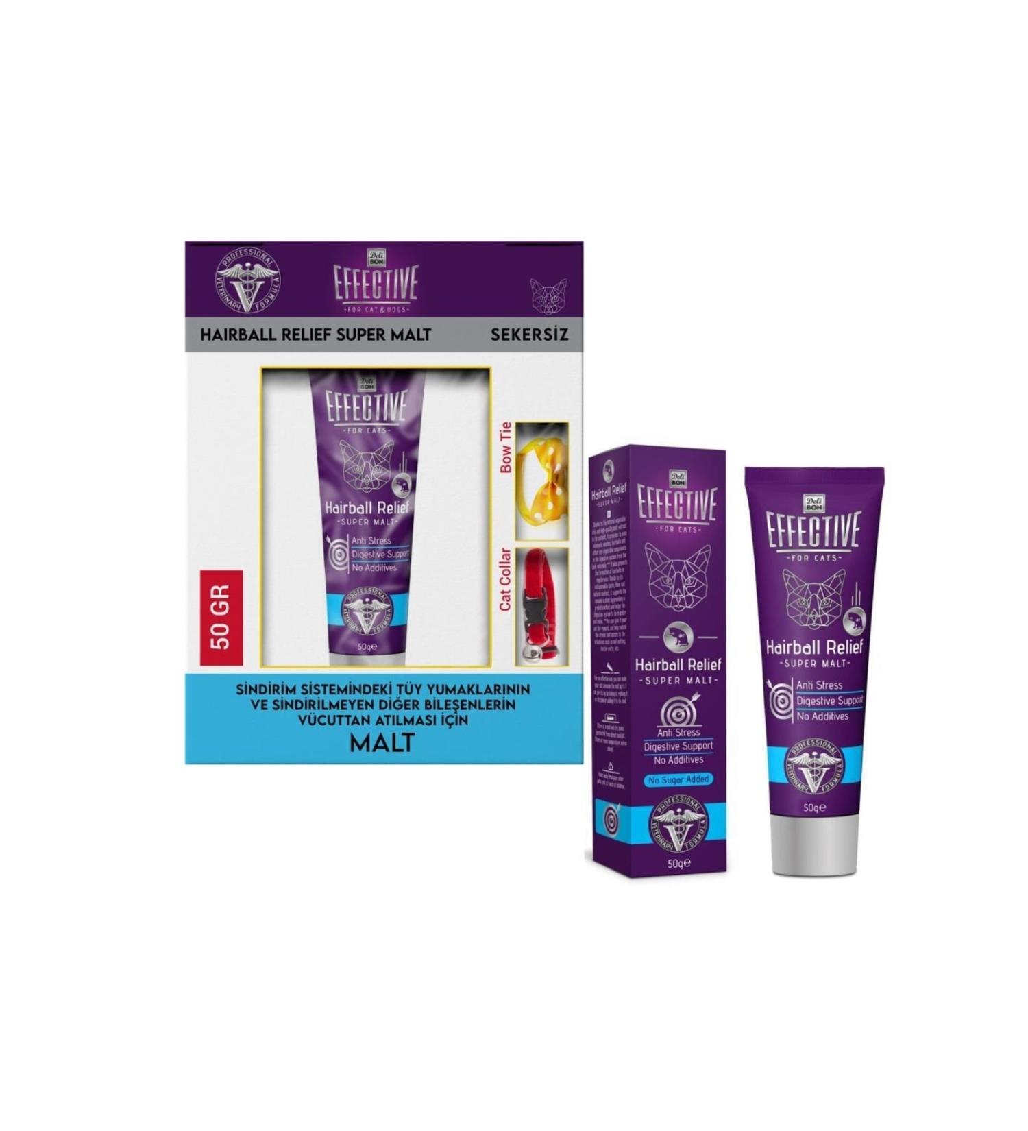 Delibon Effective Hairball Anti-Hairball Cat Malt Cake 50 Gr