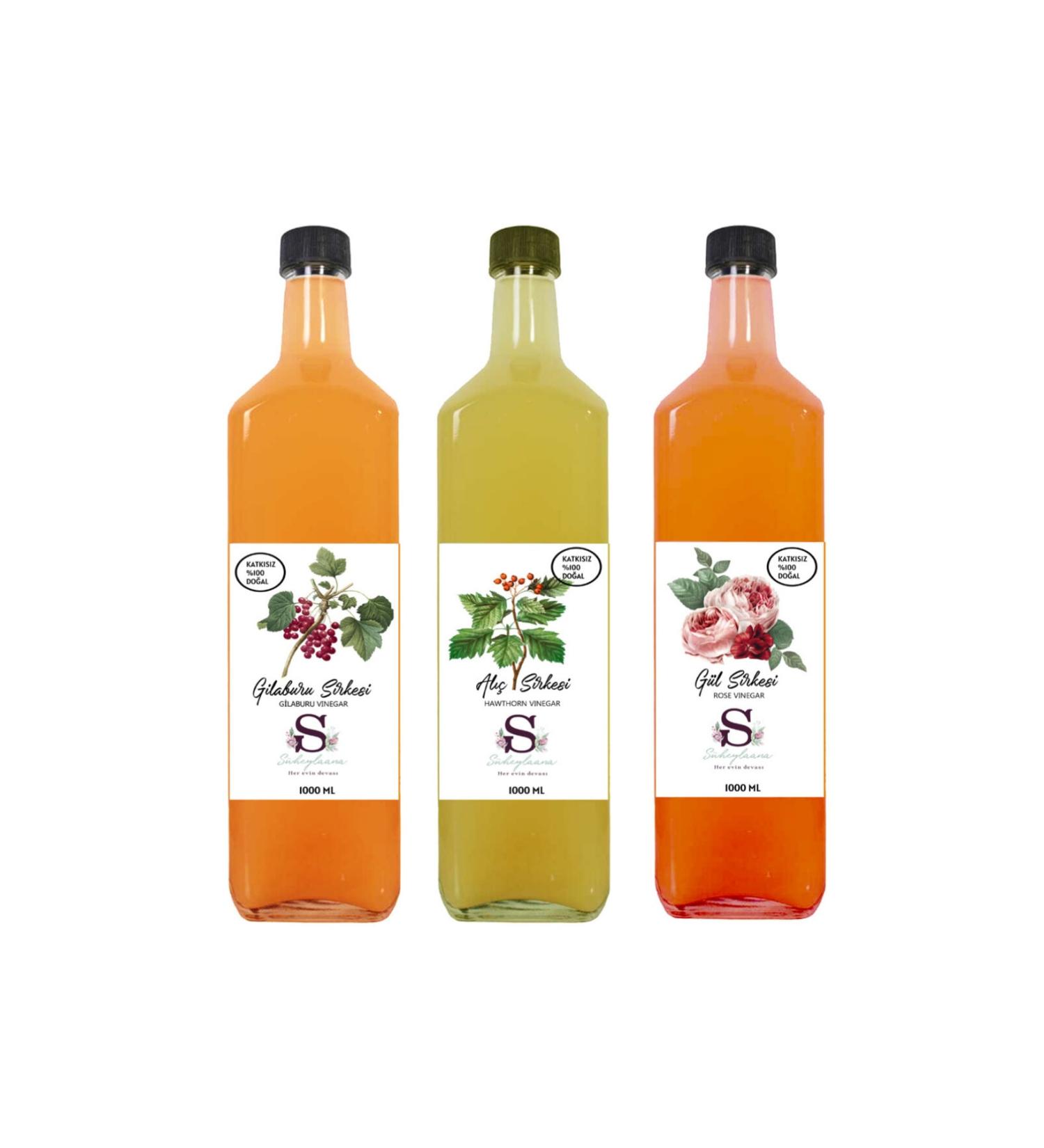S heylaana Natural Gilaburu Hawthorn and Rose Vinegar 1000 ml