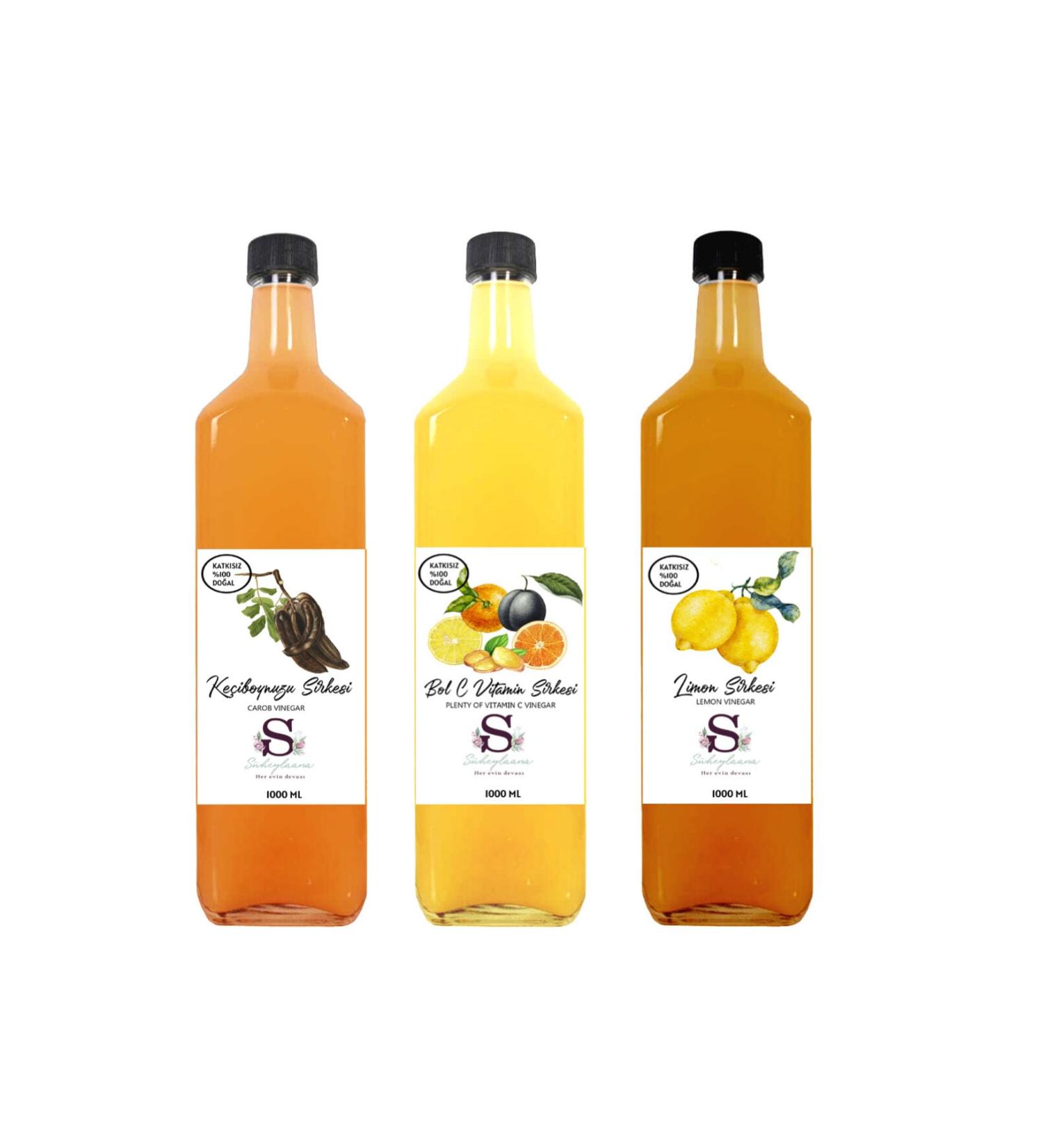 S heylaana Natural Carob Vitamin C and Lemon Vinegar 1000 Ml