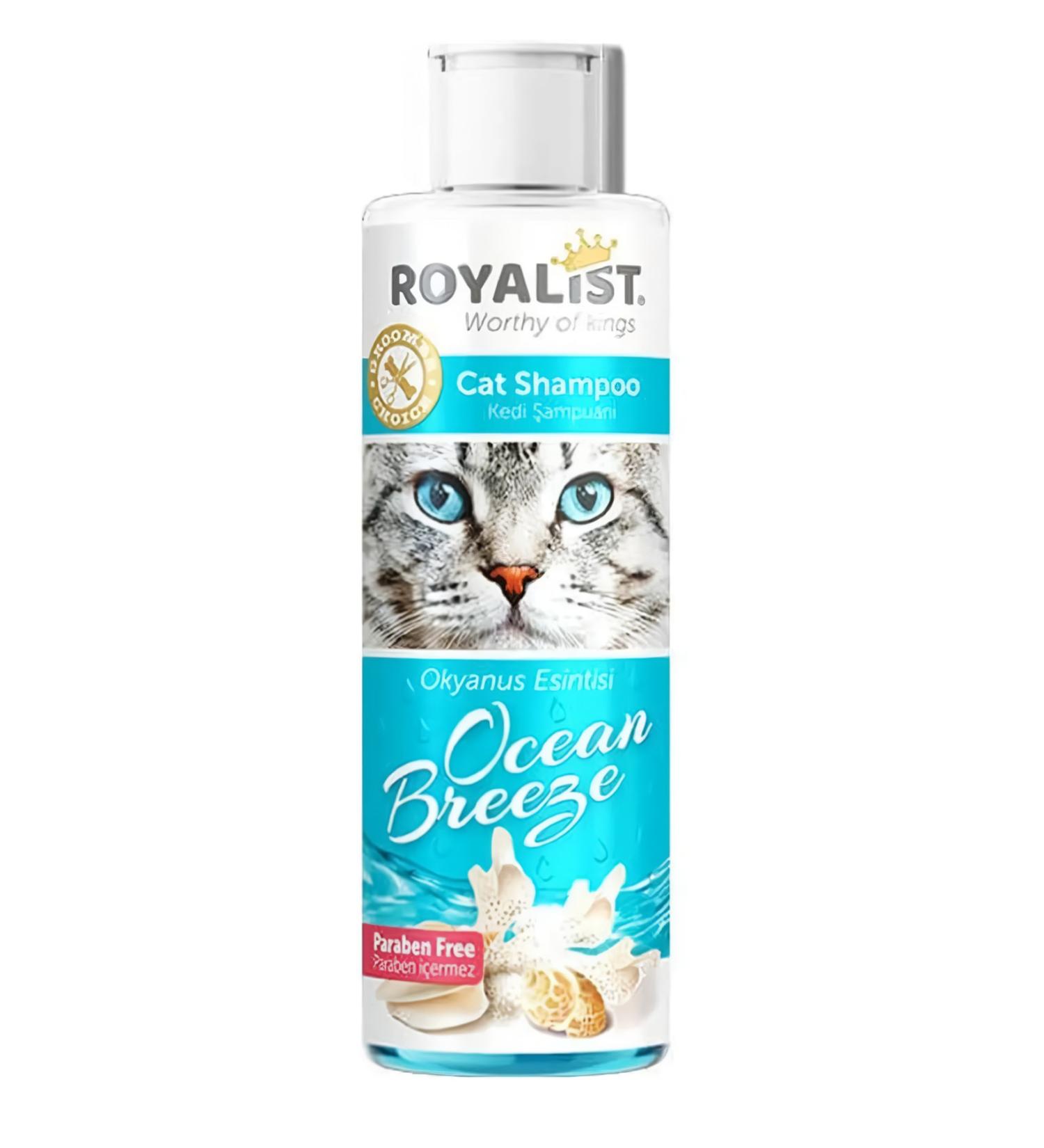 Royalist Cat Shampoo Paraben-Free Ocean Breeze Cat Shampoo 250 Ml