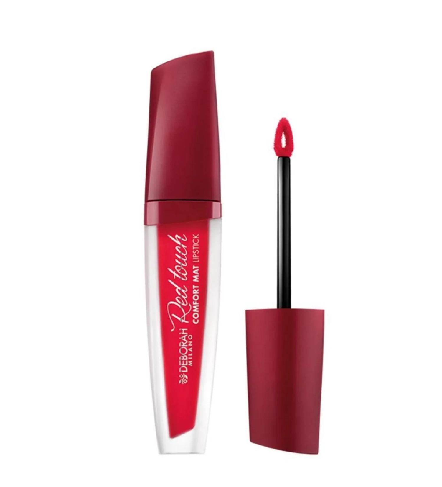 Deborah Red Touch Nourishing Long-Lasting Liquid Matte Lipstick No: 07 Medium Red
