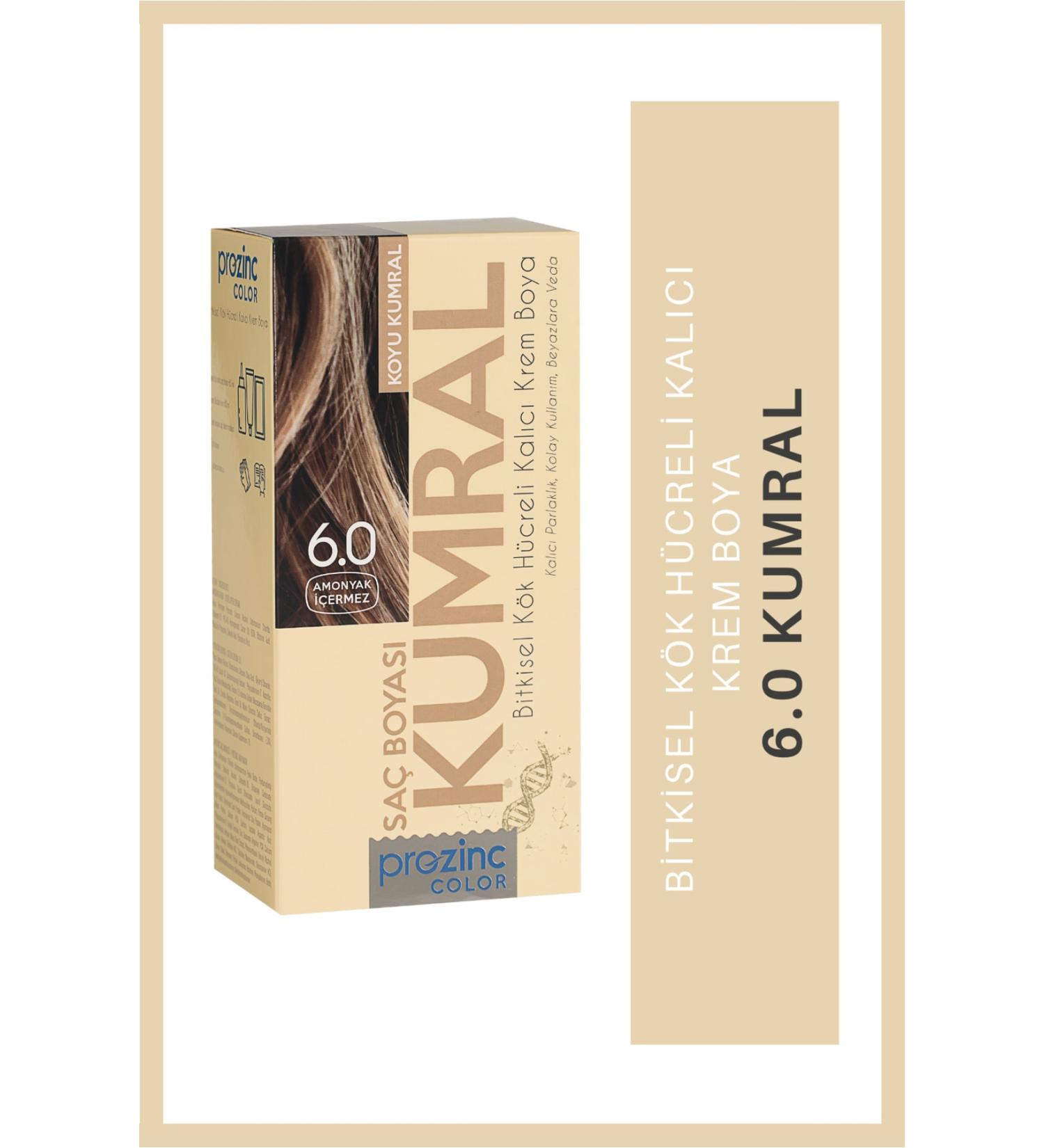 Prozinc Color 6.0 Blonde - Ammonia-Free Herbal Permanent Hair Dye - Buy Online on GoSupps.com