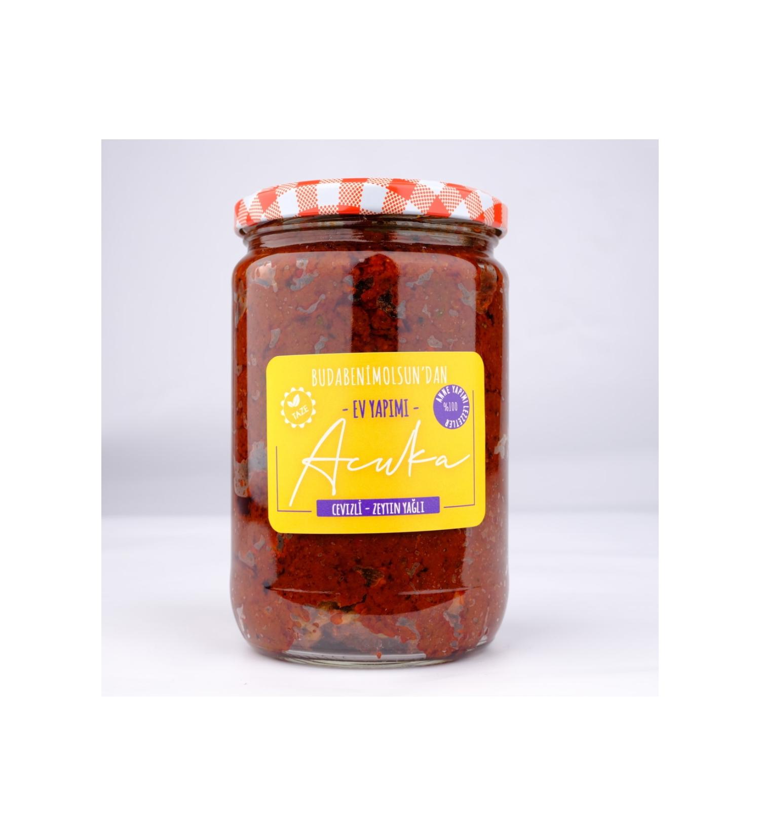 budabenimolsun Acuka Walnut Homemade Antep Style Breakfast Appetizer with Olive Oil Spicy 690gr - Buy Online on GoSupps.com