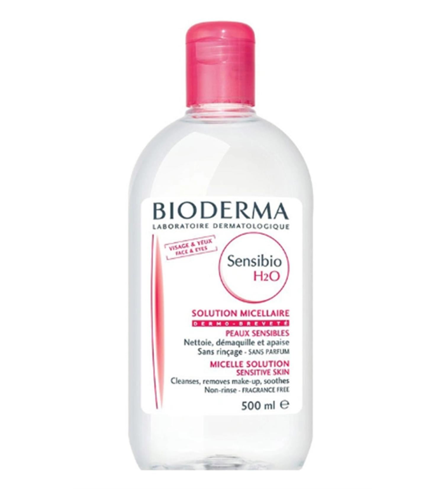 Bioderma Sensibio H2o Face and Make-up Cleansing Water 500 Ml
