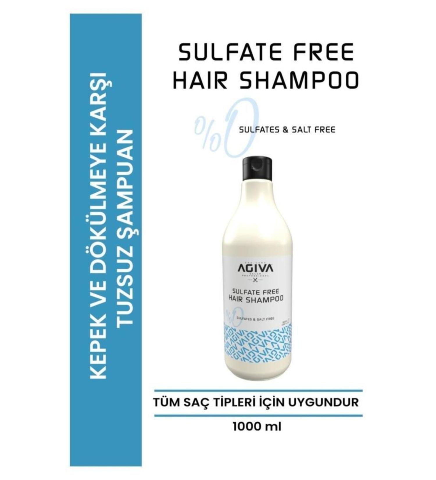 Agiva Anti Hair Loss Salt-Free Care Shampoo 1000 Ml Sulfate Free