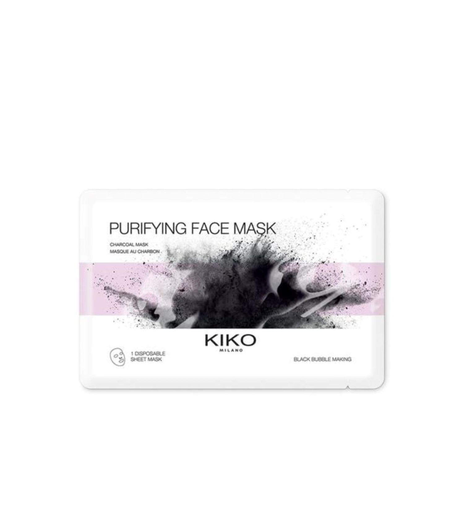 Kiko Milano Purifying Face Mask Purifying Face Mask with Plant-Based Charcoal