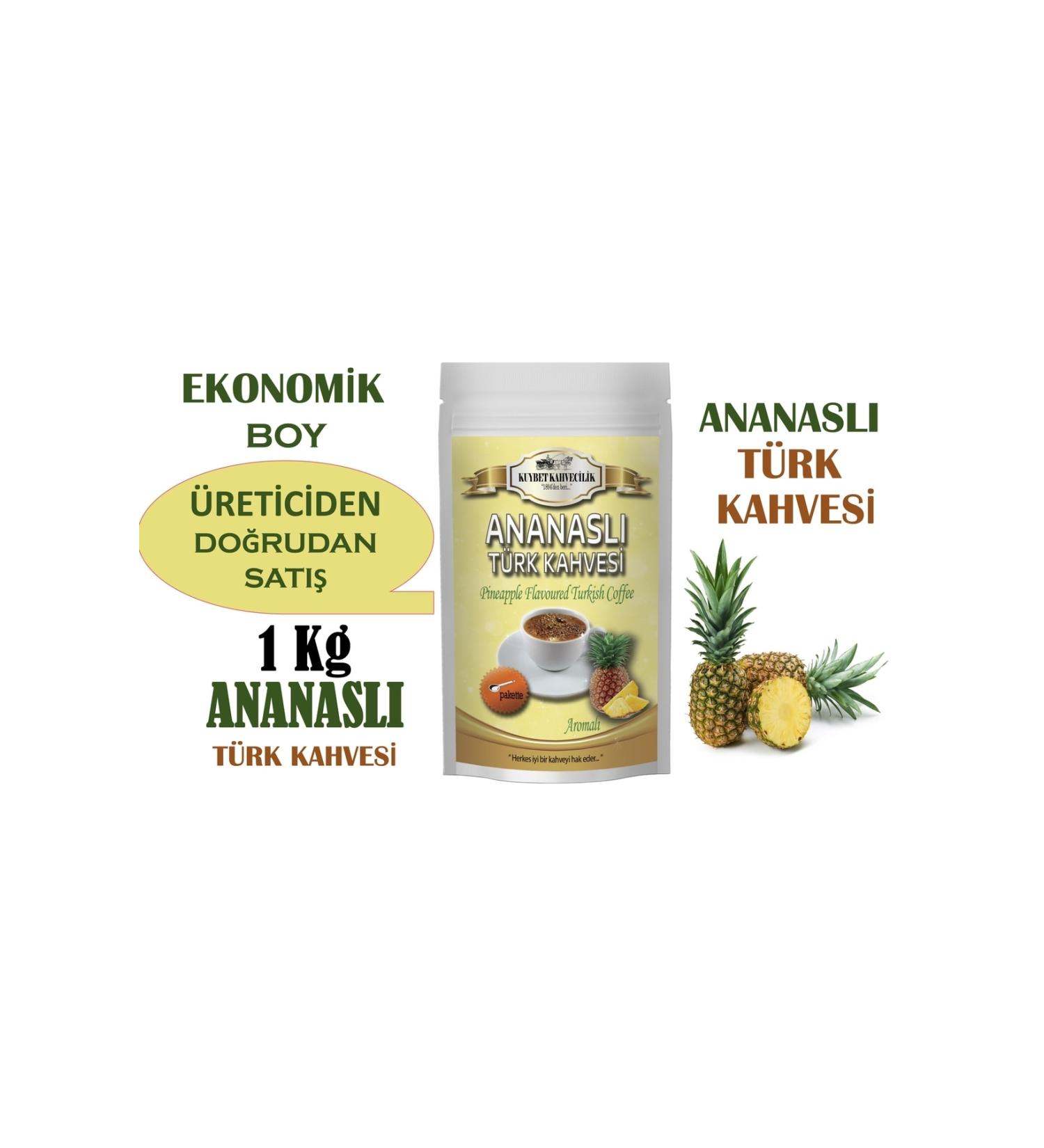KUYBET 1 Kg Pineapple Turkish Coffee Economic Size
