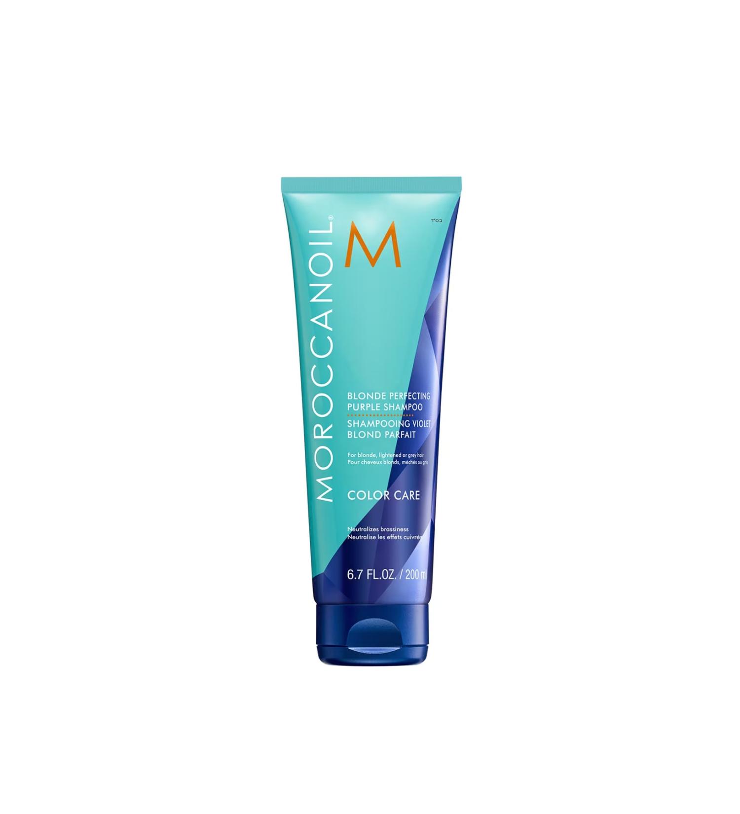Moroccanoil Color Care Protective Anti-Orange Purple Shampoo for Blonde Hair 200ml