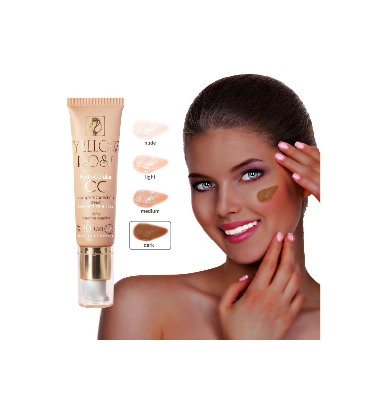 Yellow Rose Complete Correction CC Cream 30 Ml (dark)