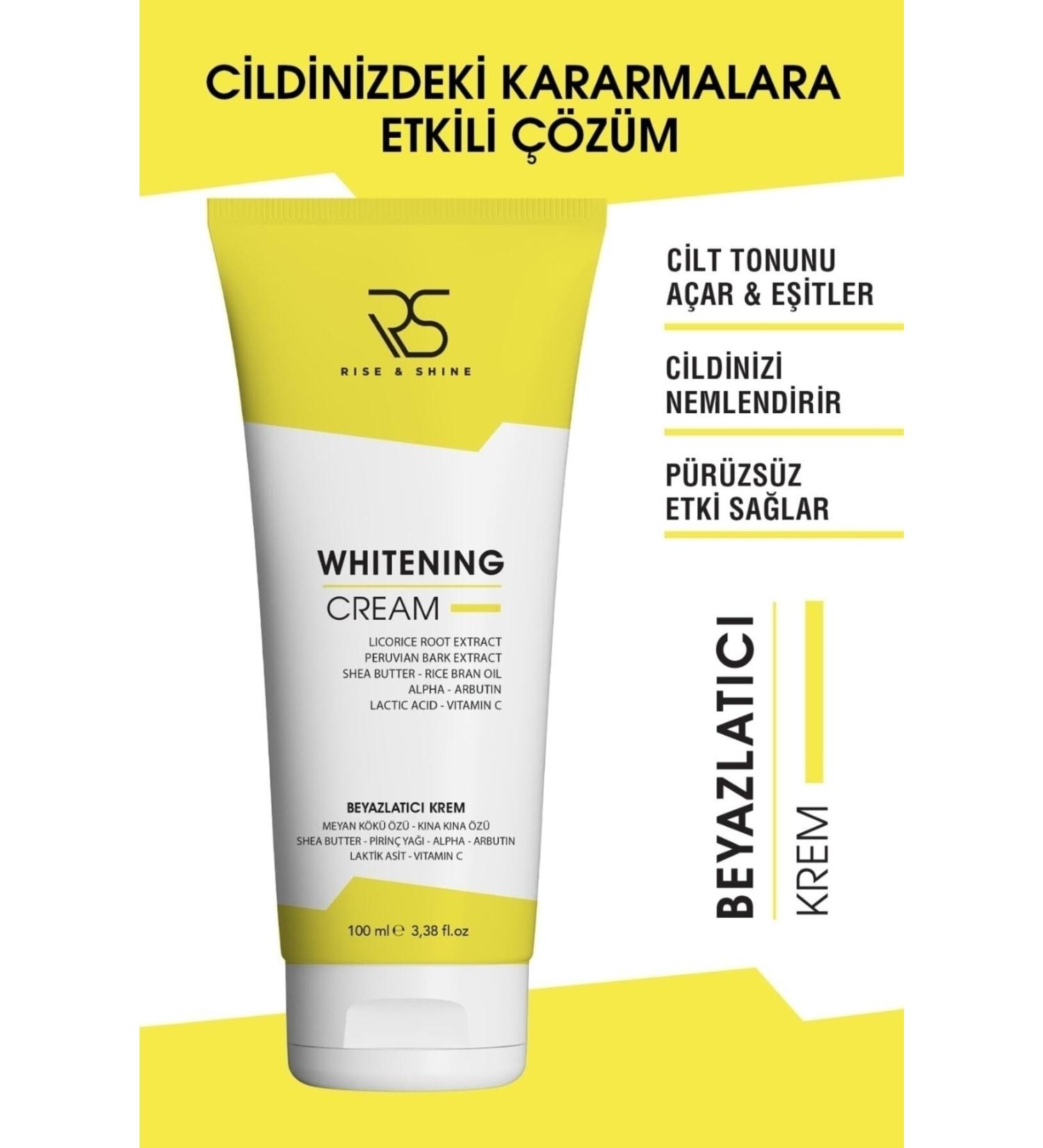 rise and shine Natural Skin Lightening and Whitening Cream 100.ml - Buy Online on GoSupps.com