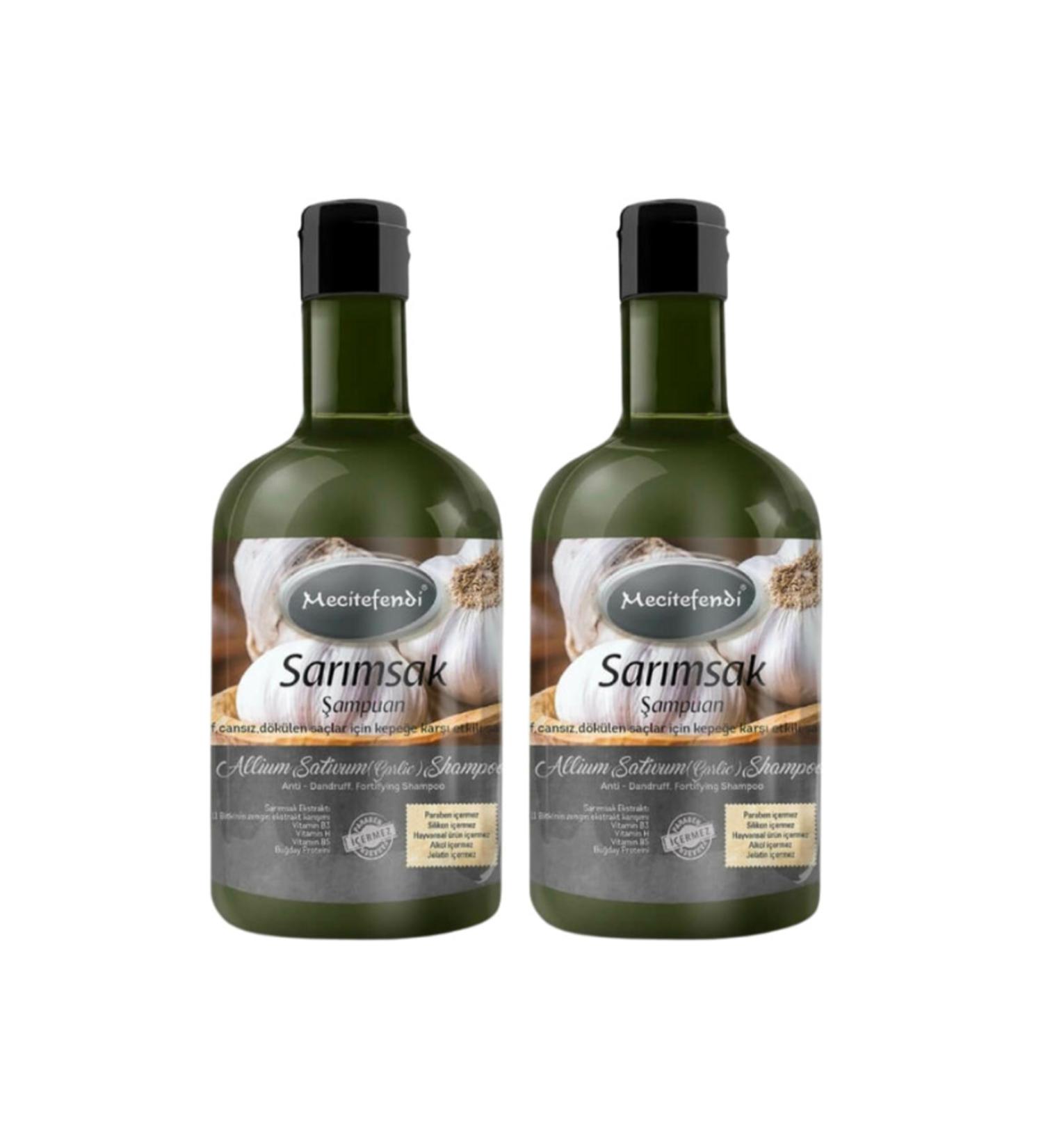 Mecit Efendi Garlic Shampoo (2 Pieces) (400*2 Ml)