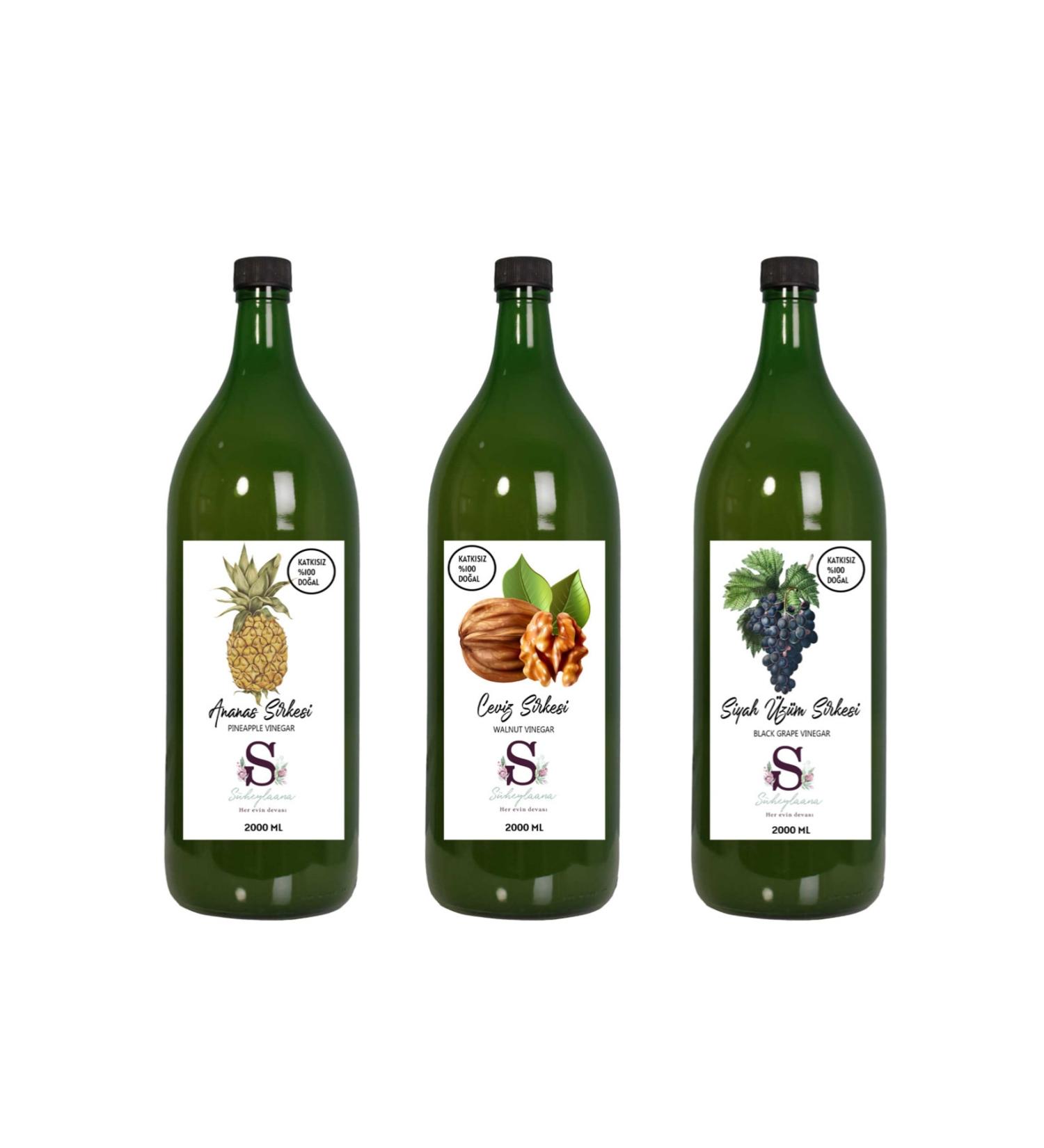 S heylaana Natural Pineapple Walnut and Grape Vinegar 2000 Ml