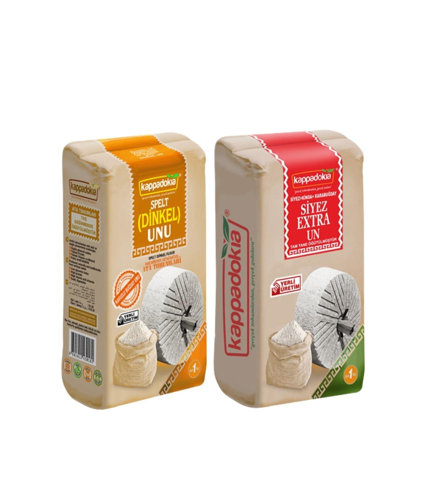 CAPPADOCIA Einkorn Extra 1 Kg + Red Wheat (spelt) 1 Kg - Buy Online on GoSupps.com