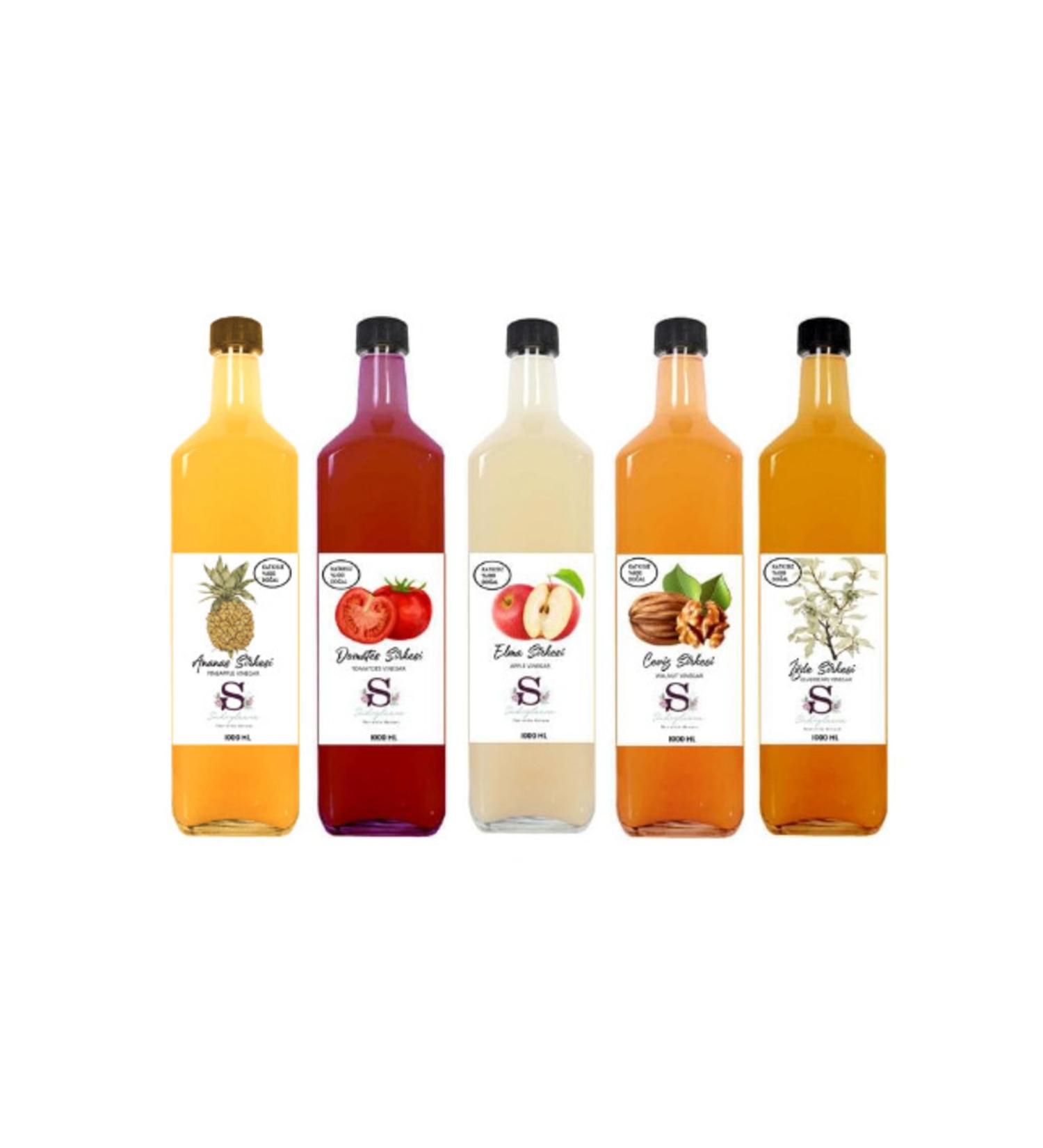 S heylaana Natural Pineapple Tomato Apple Walnut Oleaster Vinegar 1000 Ml