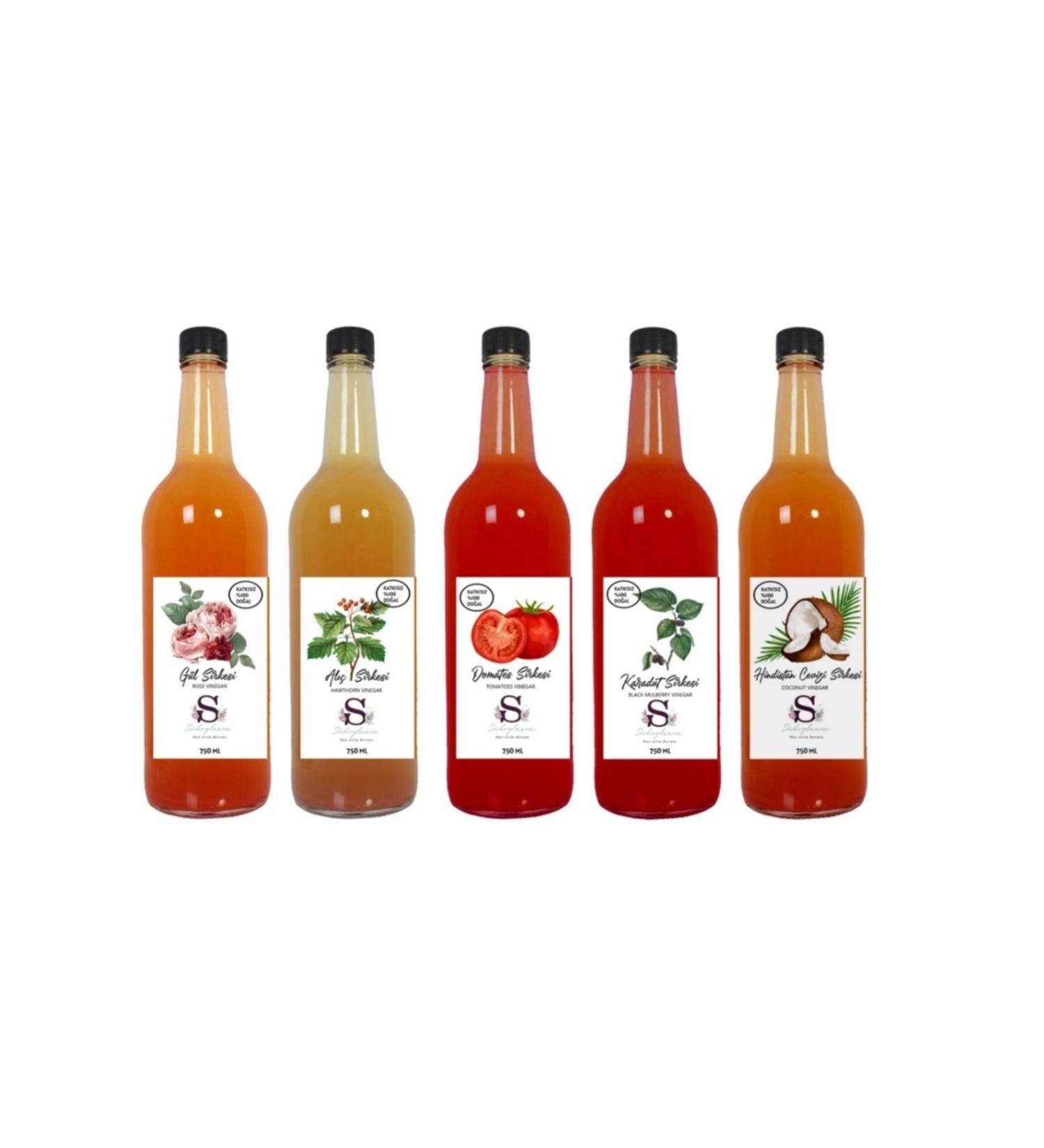 S heylaana Natural Oleaster Hawthorn Tomato Black Mulberry and Coconut Vinegar 750 ml