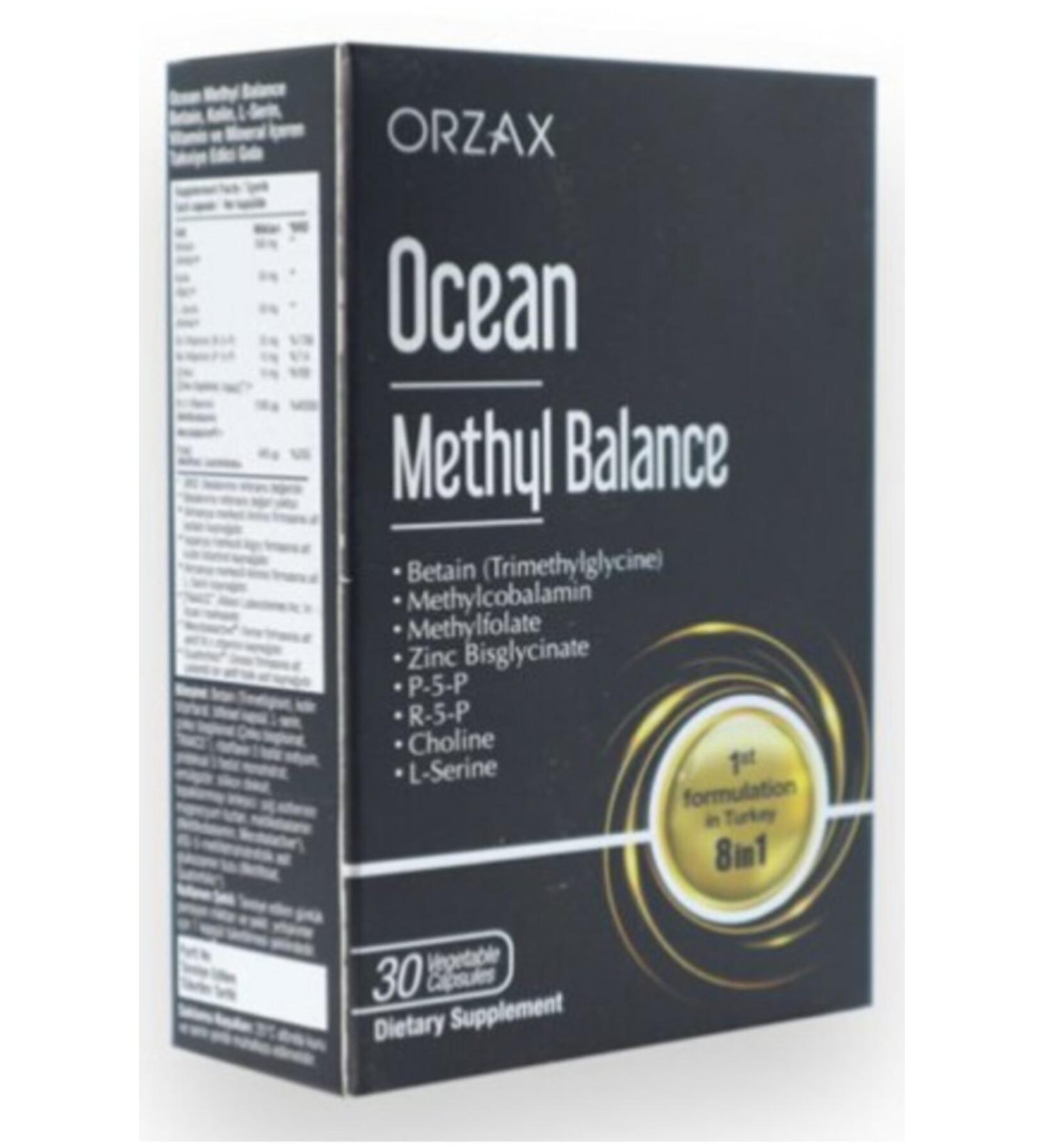 Ocean Methyl Balance 30 Capsules - Buy Online on GoSupps.com