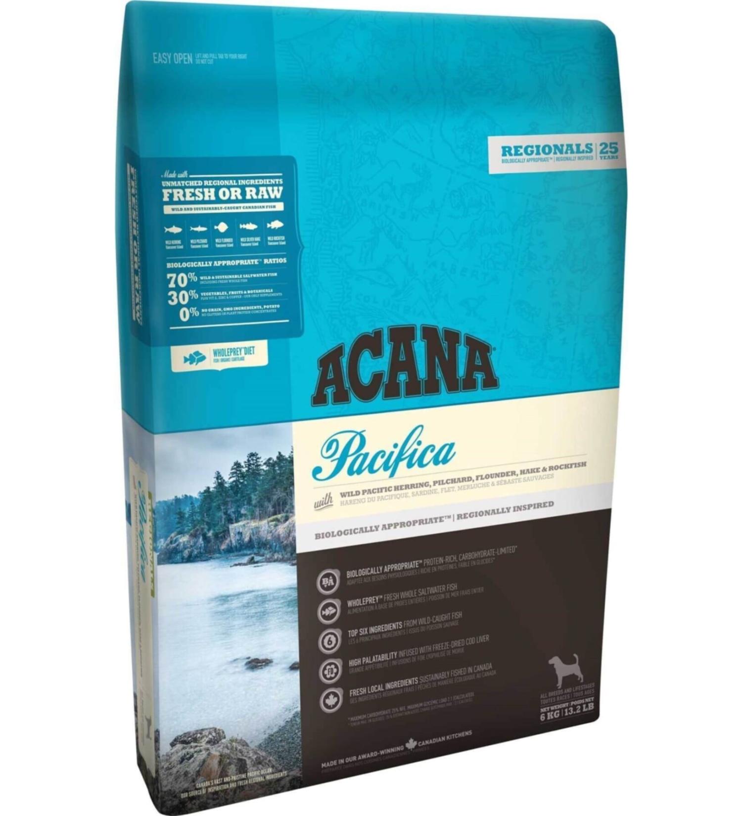 Acana Pacifica Salmon Herring and Trout Grain Free Adult Dog Food 2 Kg