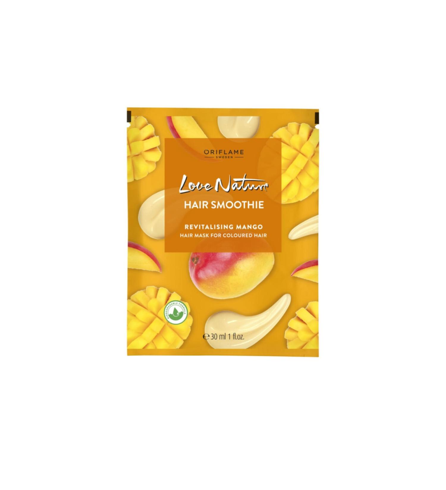 Oriflame Love Nature Smoothie Mango Extract Revitalizing Hair Mask - Colored Hair - 30ml