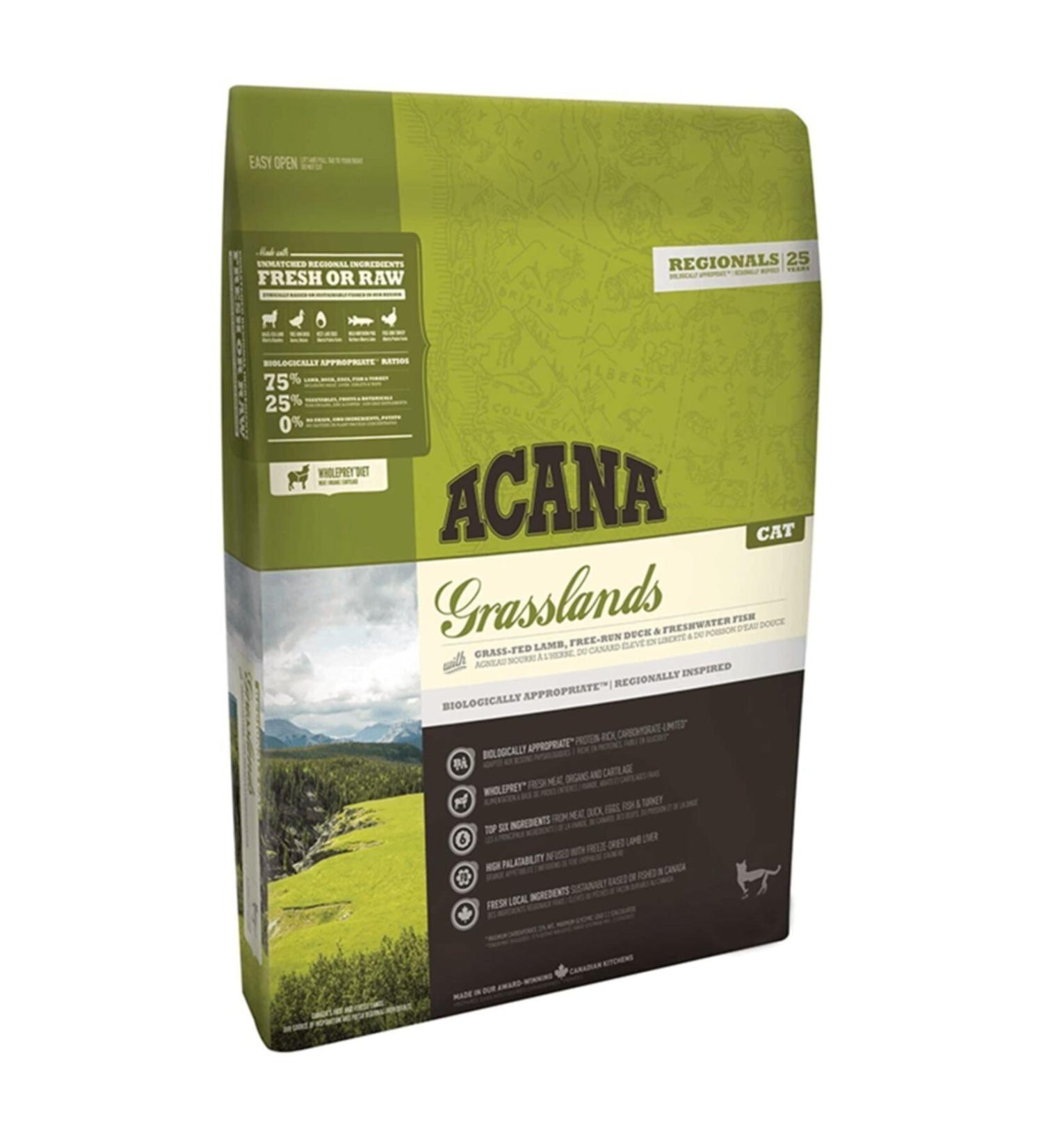 Acana Grasslands Cat Lamb Grain Free Cat Food 1.8 Kg