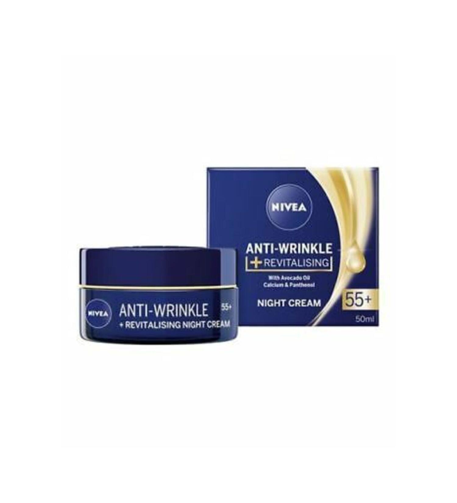 NIVEA Anti-Wrinkle + Firming Night Cream for 50+ 50ml