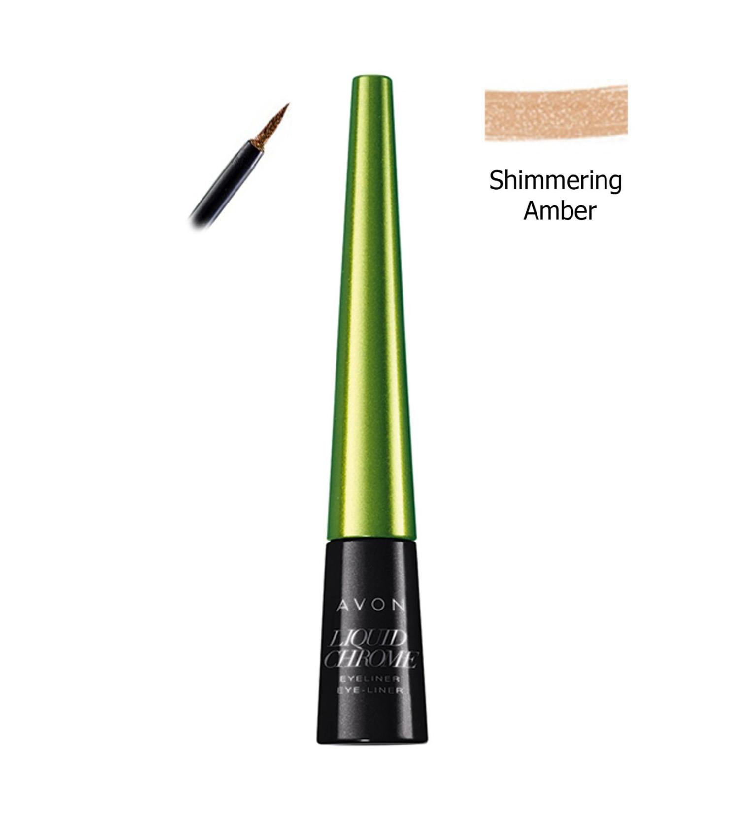 Avon Metallic Liquid Eyeliner Shimmering Amber 5050136924713