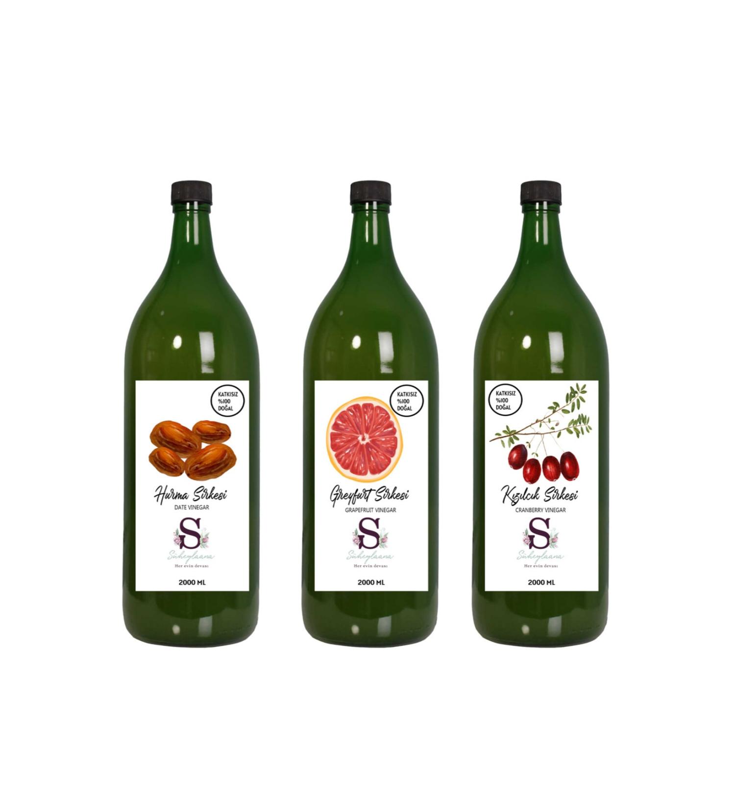 S heylaana Natural Date Cranberry and Grapefruit Vinegar 2000 Ml
