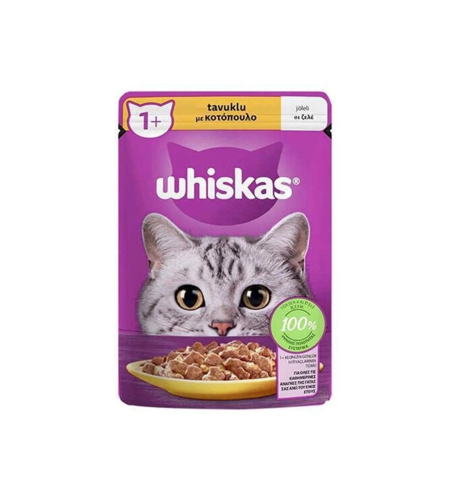 Whiskas Chicken Bag Cat Wet Food 85 Gr Ipek