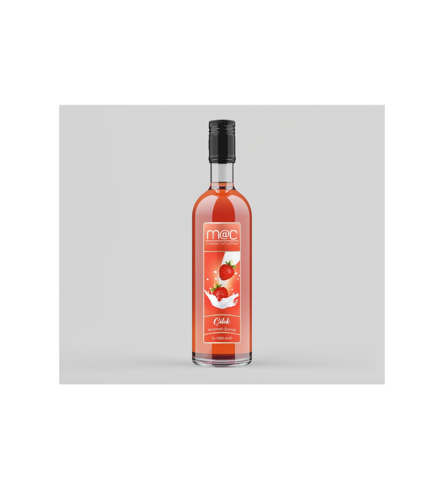 Master Of Coffee Strawberry Flavored Syrup