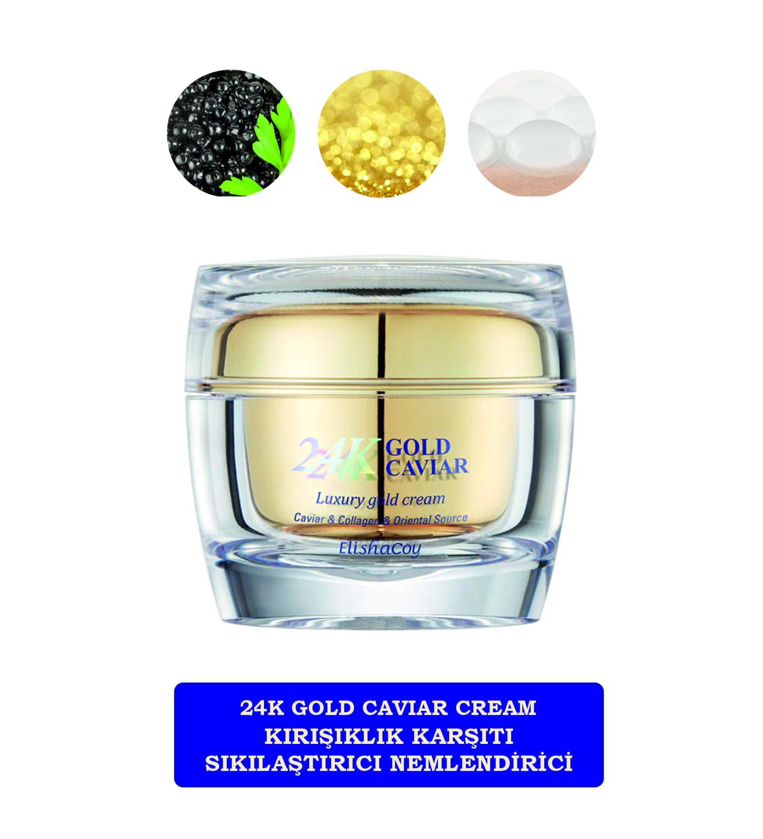 Elishacoy 24k Gold Collagen Anti-Aging and Anti-Wrinkle Moisturizing Nourishing and Revitalizing Cream - Buy Online on GoSupps.com