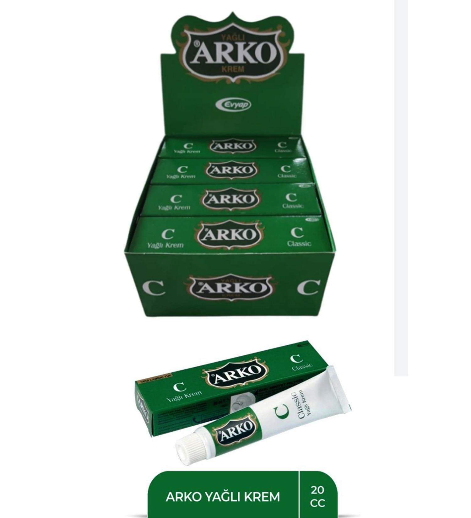 Arko Cream (tube) Oily 20 Cc Classic 12 Pieces - Buy Online on GoSupps.com
