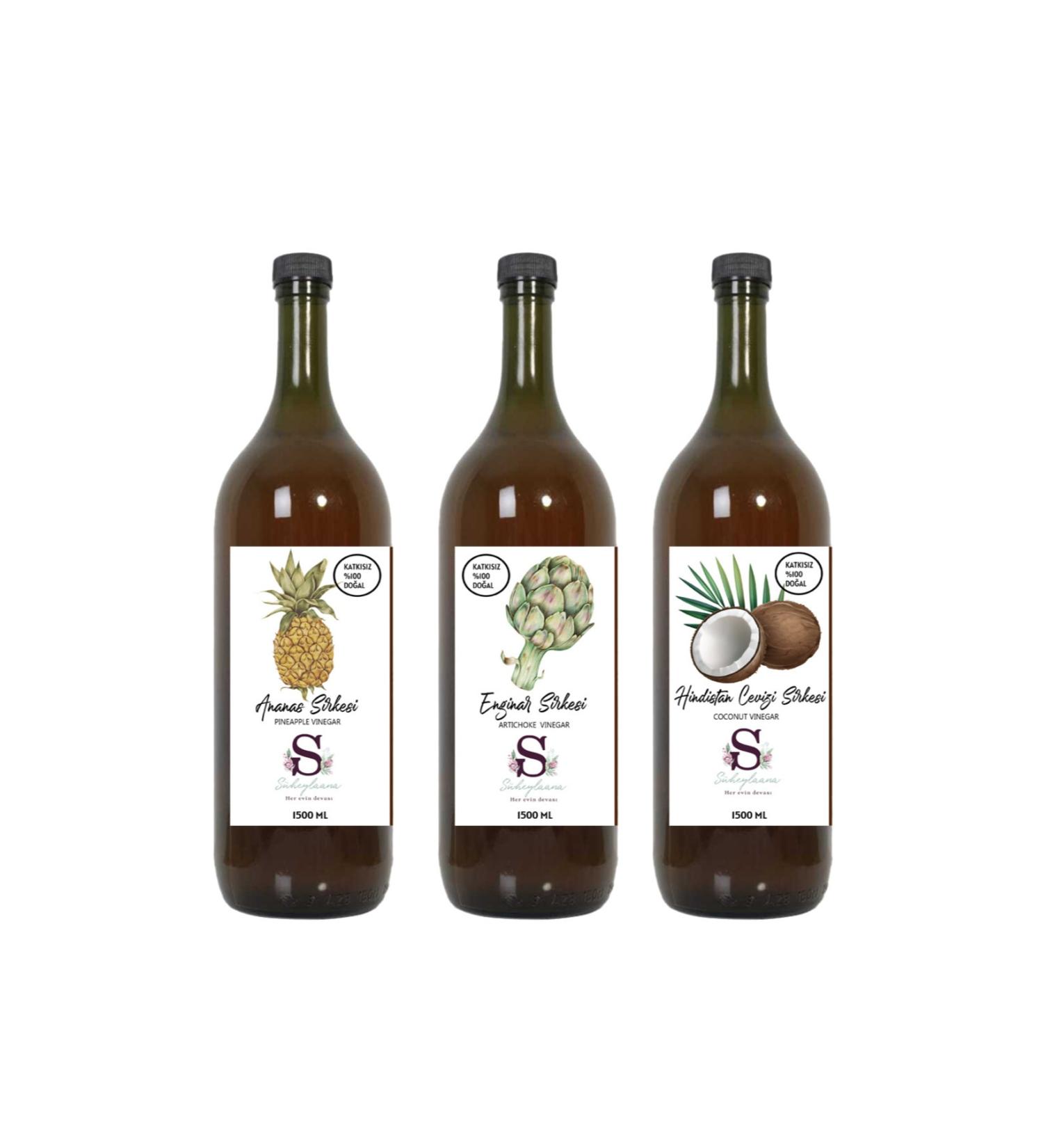 Suheylaana Natural Pineapple Artichoke and Coconut Vinegar 1500 Ml