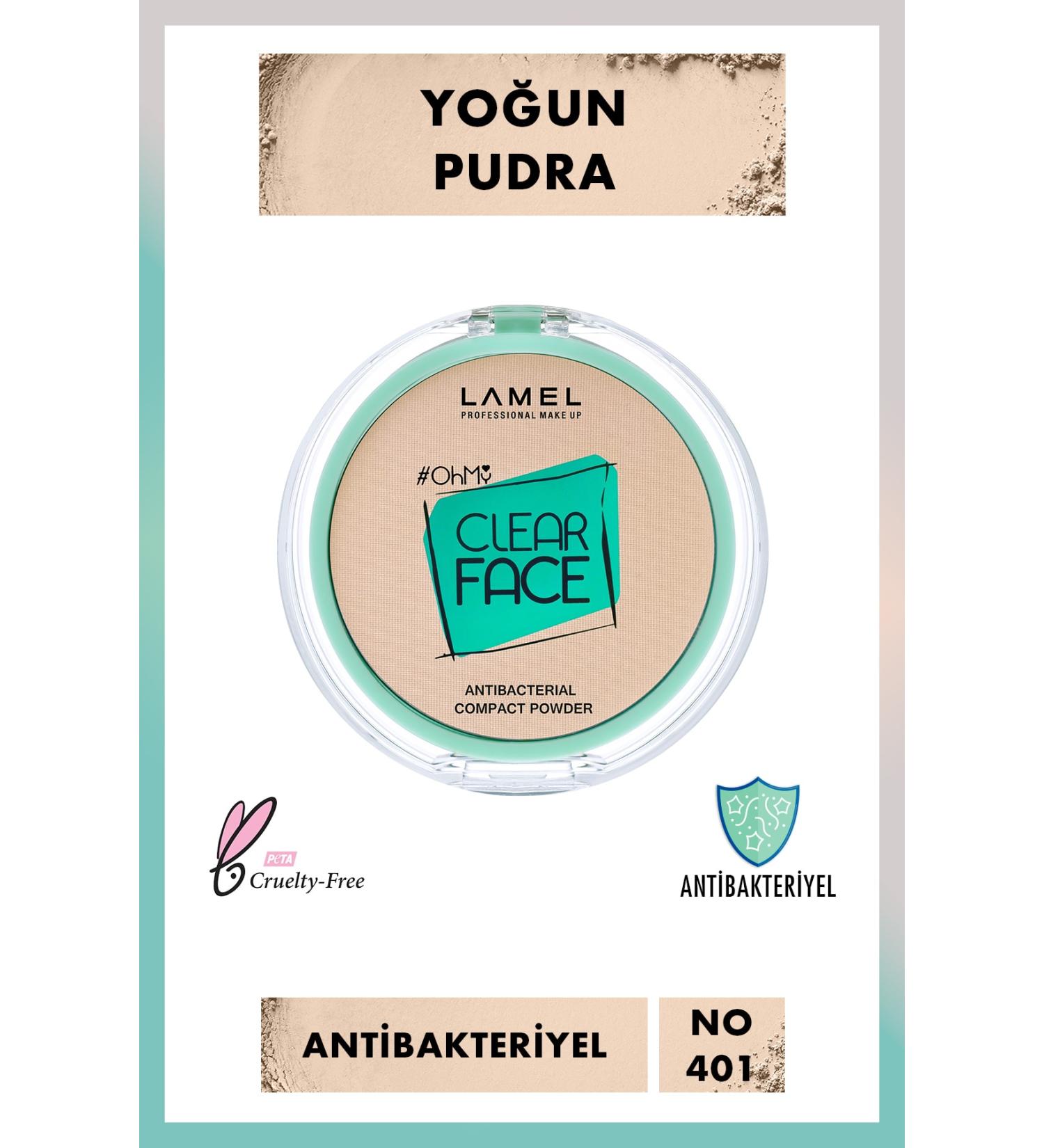 Lamel Cosmetics Lamel Ohmy Clear Face Compact Powder No 401 - Buy Online on GoSupps.com