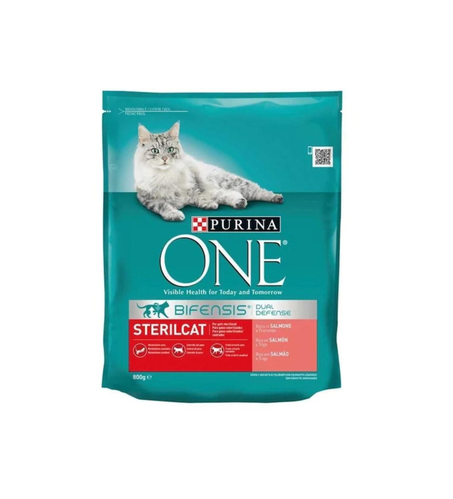 Purina One Neutered Cat Dry Food with Salmon