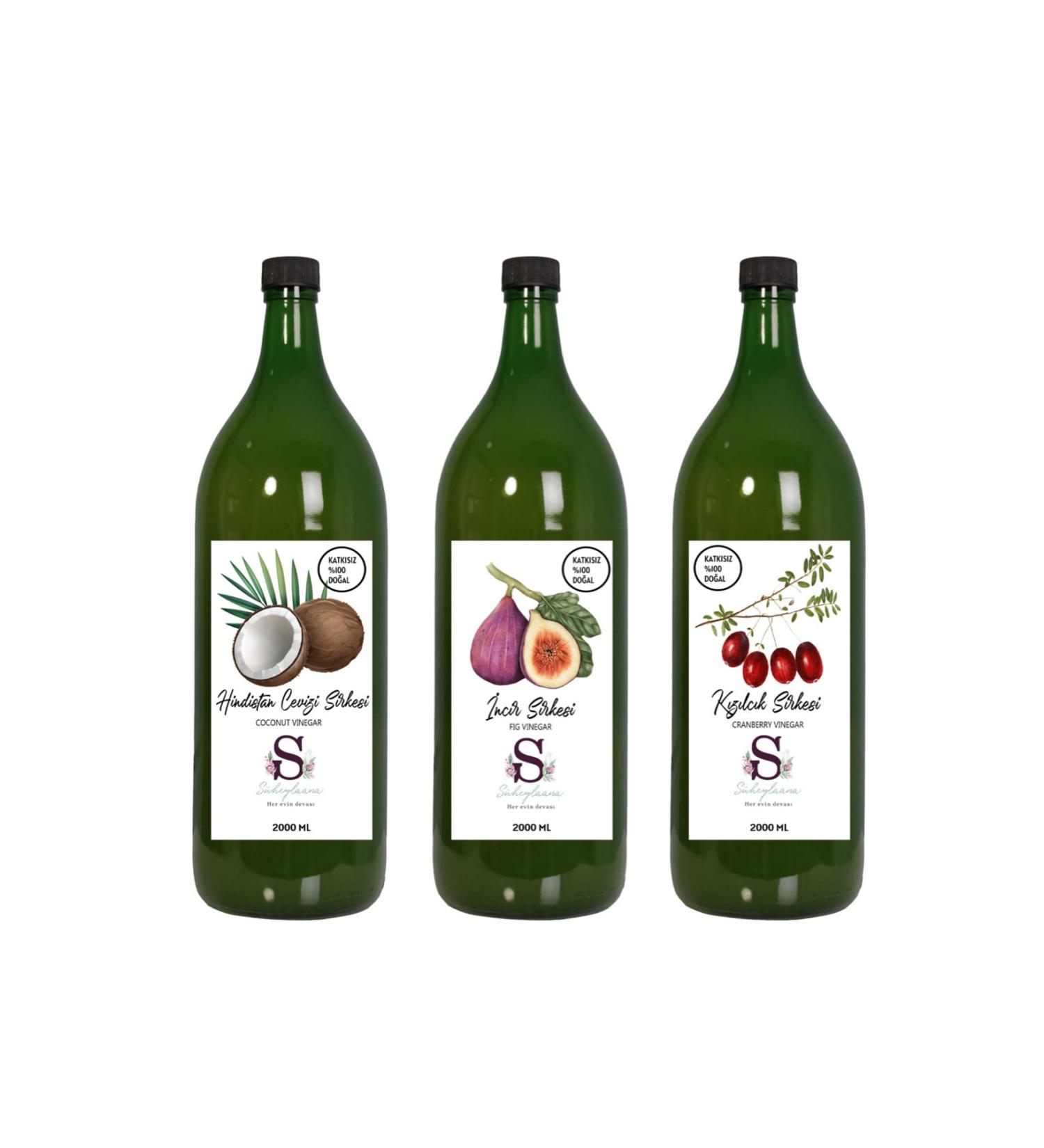 Suheylaana Natural Coconut Fig and Cranberry Vinegar 2000 ml