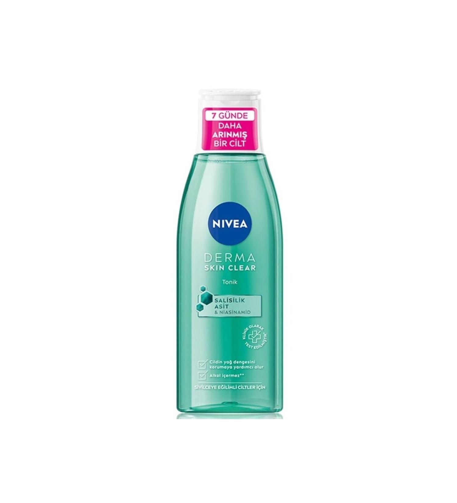 NIVEA Derma Skin Clear Anti-Acne Tonic 200 Ml - Buy Online on GoSupps.com