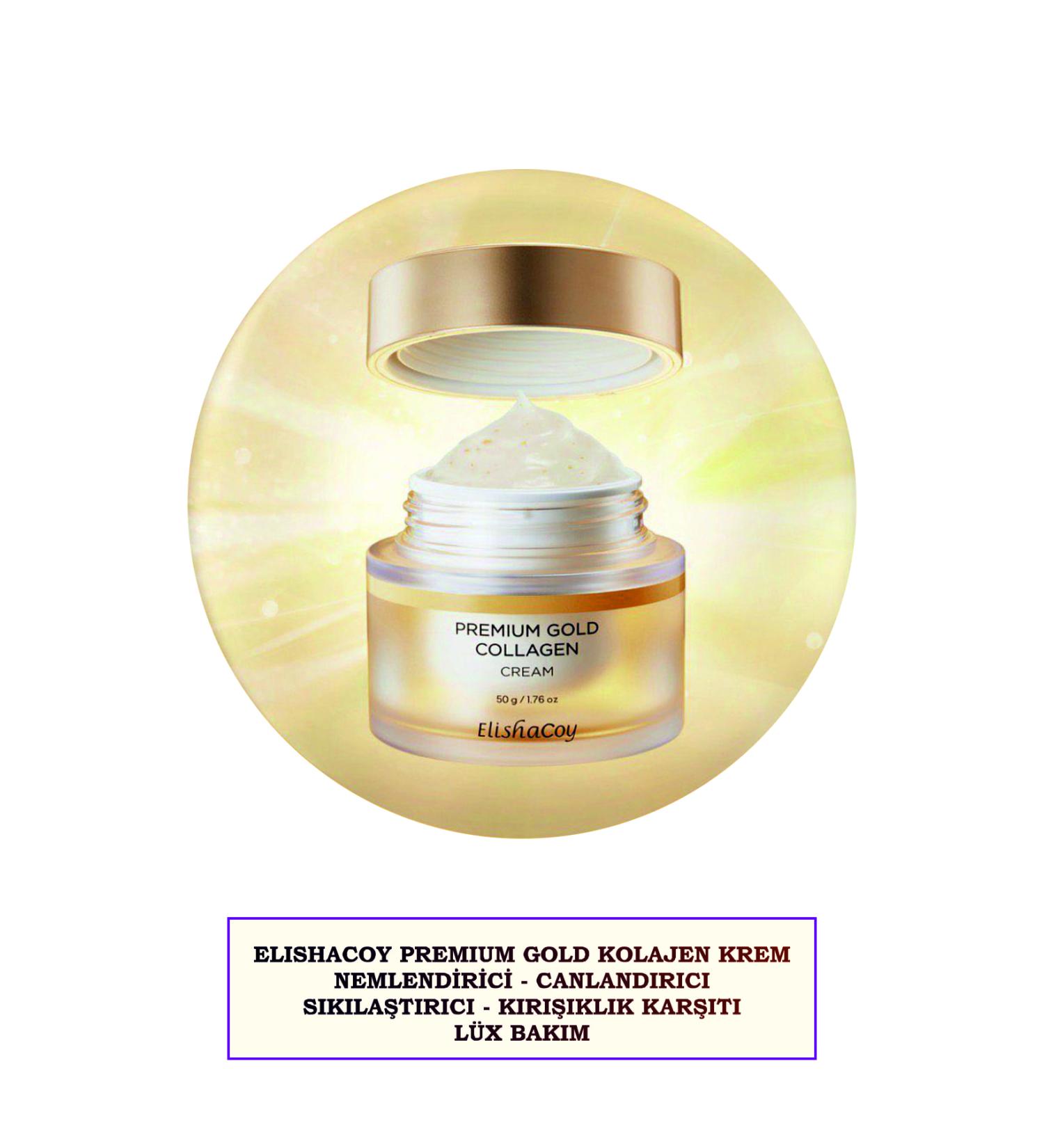 Elishacoy Premium Gold Collagen Anti-Wrinkle Moisturizing Firming Luxury Care Cream - Buy Online on GoSupps.com