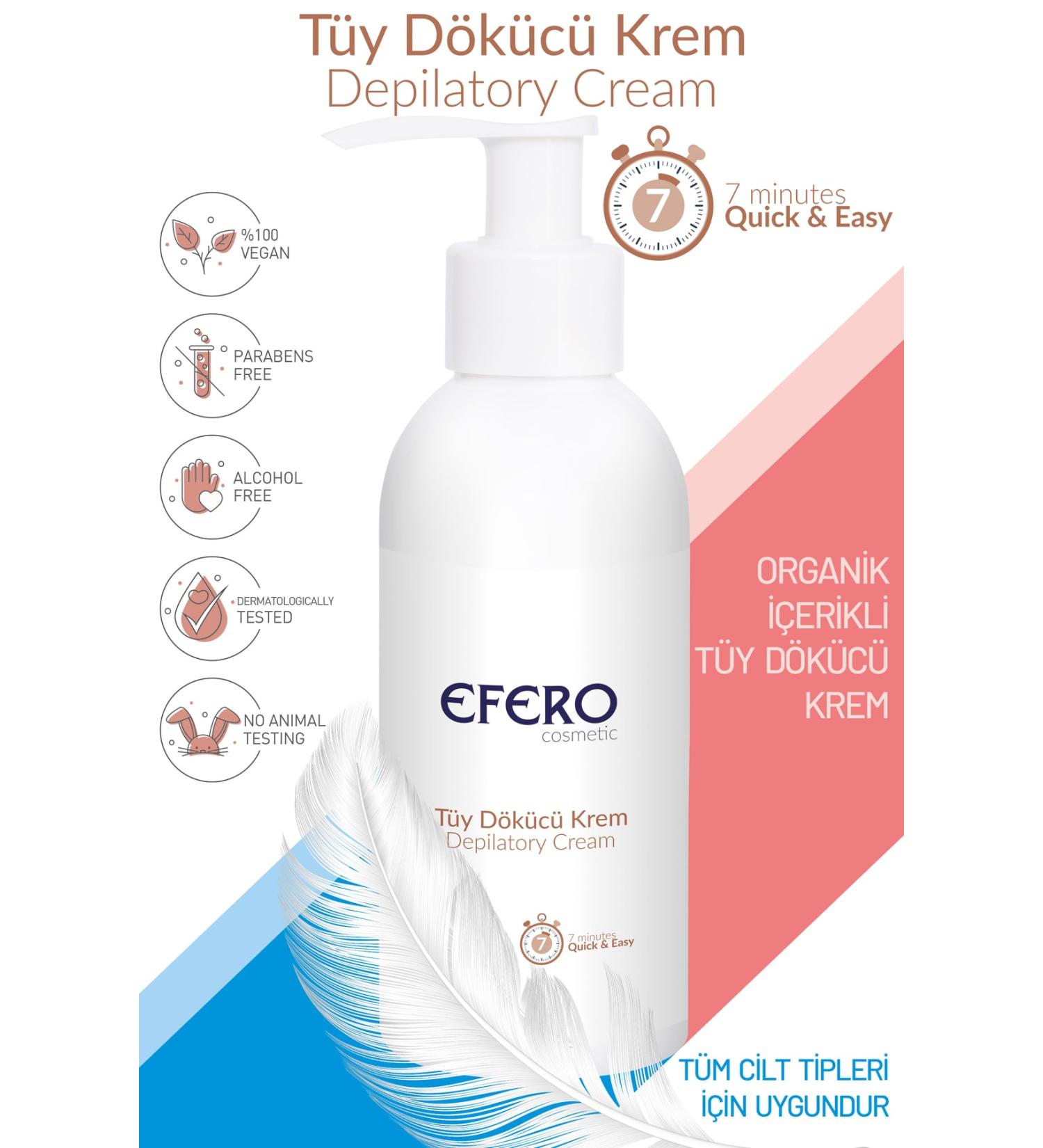 efero Hair Removal and Reducing Cream Whole Body - 150 Ml - Buy Online on GoSupps.com