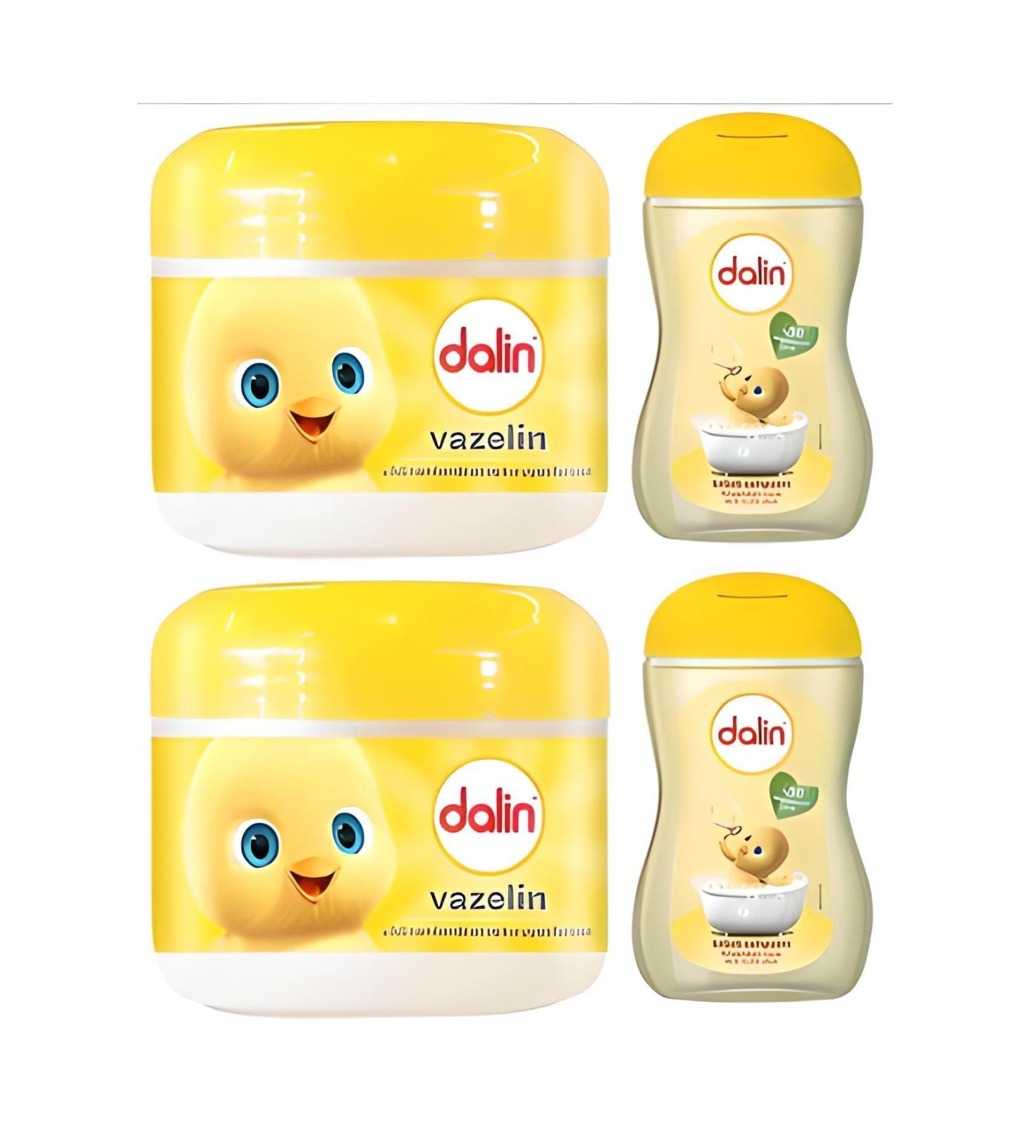 Dalin Shampoo Classic 100ml X2 + Anti-Moisture Formula Vaseline 100 Ml X2