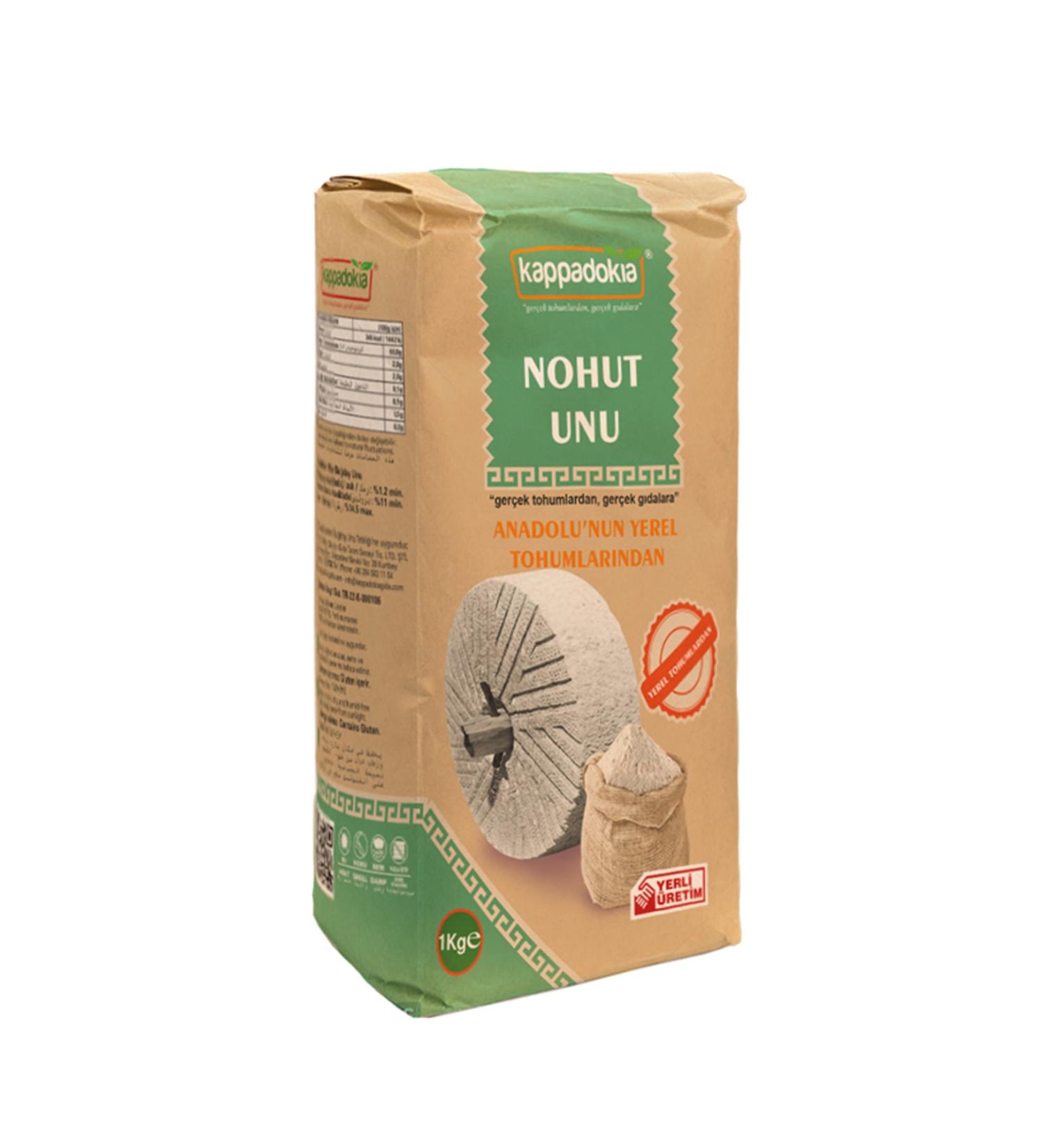 CAPPADOCIA Additive-Free Gluten-Free Stone Mill Chickpea Flour 1 Kg - Buy Online on GoSupps.com