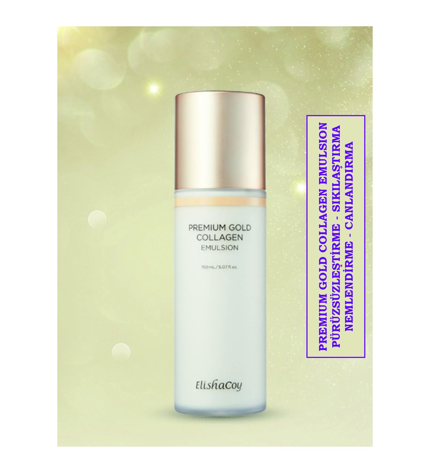 Elishacoy Premium Gold 24k Gold Collagen Anti-Wrinkle Revitalizing and Nourishing Luxury Care Emulsion - Buy Online on GoSupps.com