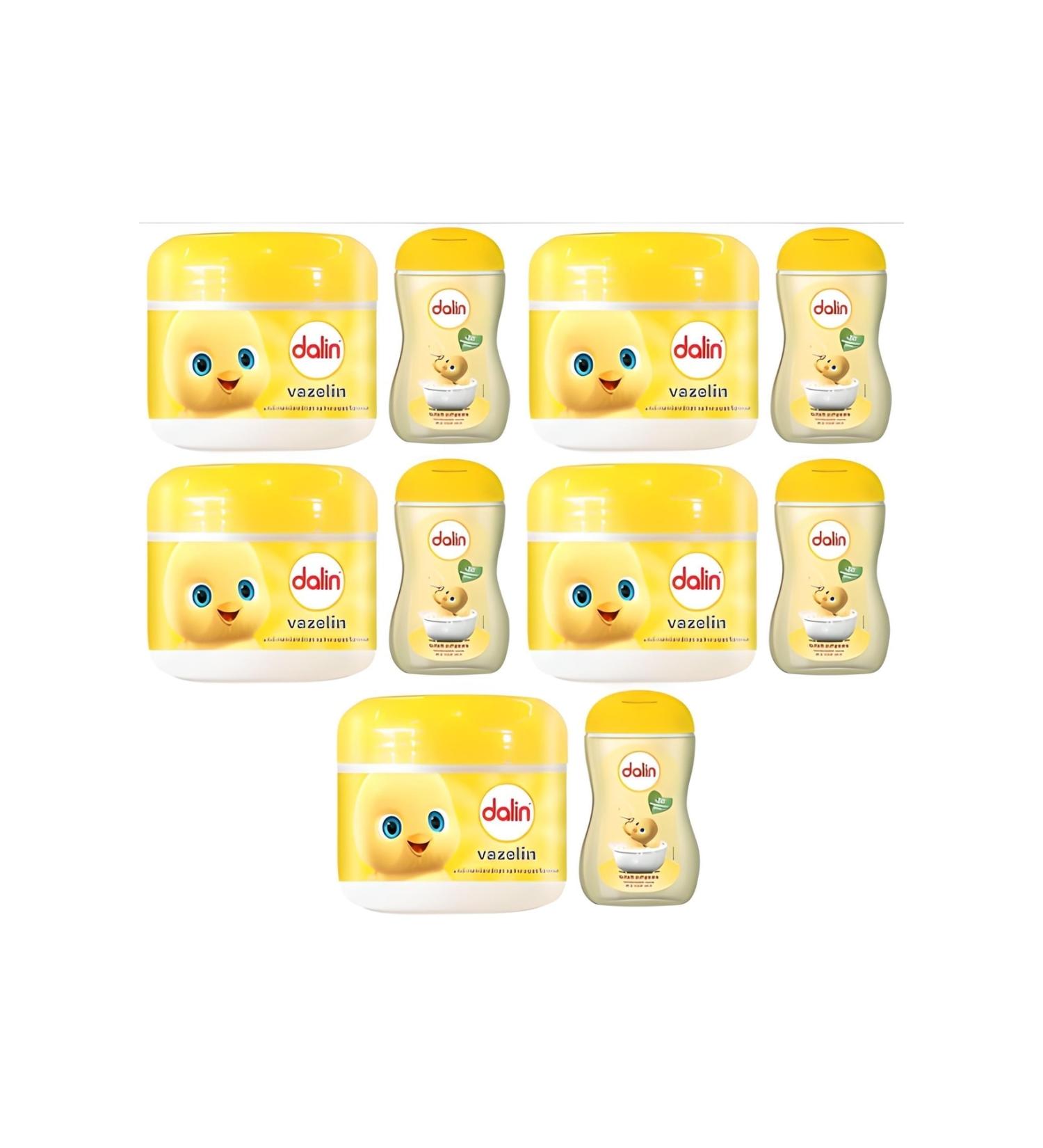 Dalin Shampoo Classic 100ml X5 + Formula Against Moisture Loss Vaseline 100 Ml X5