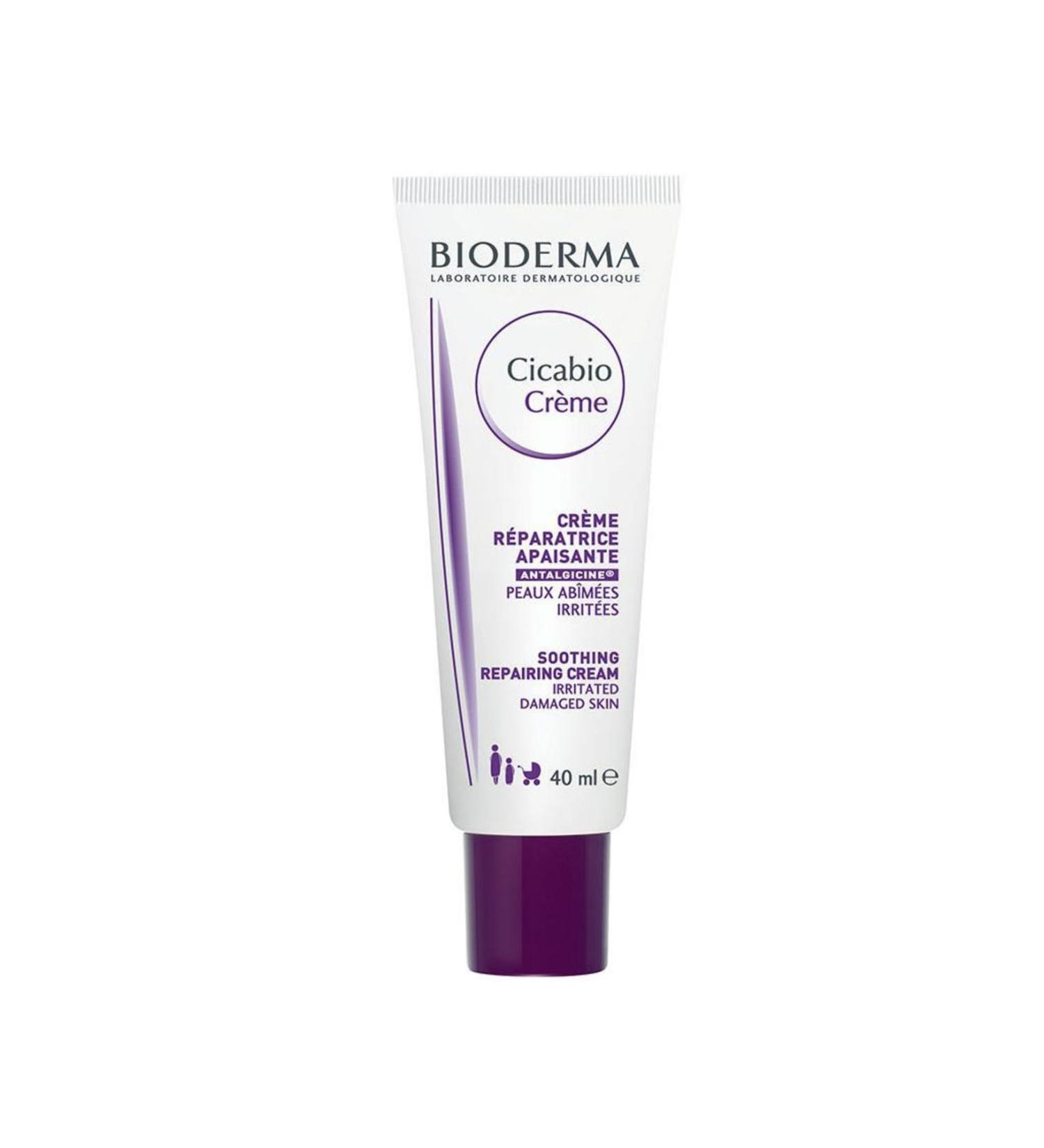 Bioderma Cicabio Creme Cream Helps to Relieve Dryness Itching and Discomfort 40 Ml